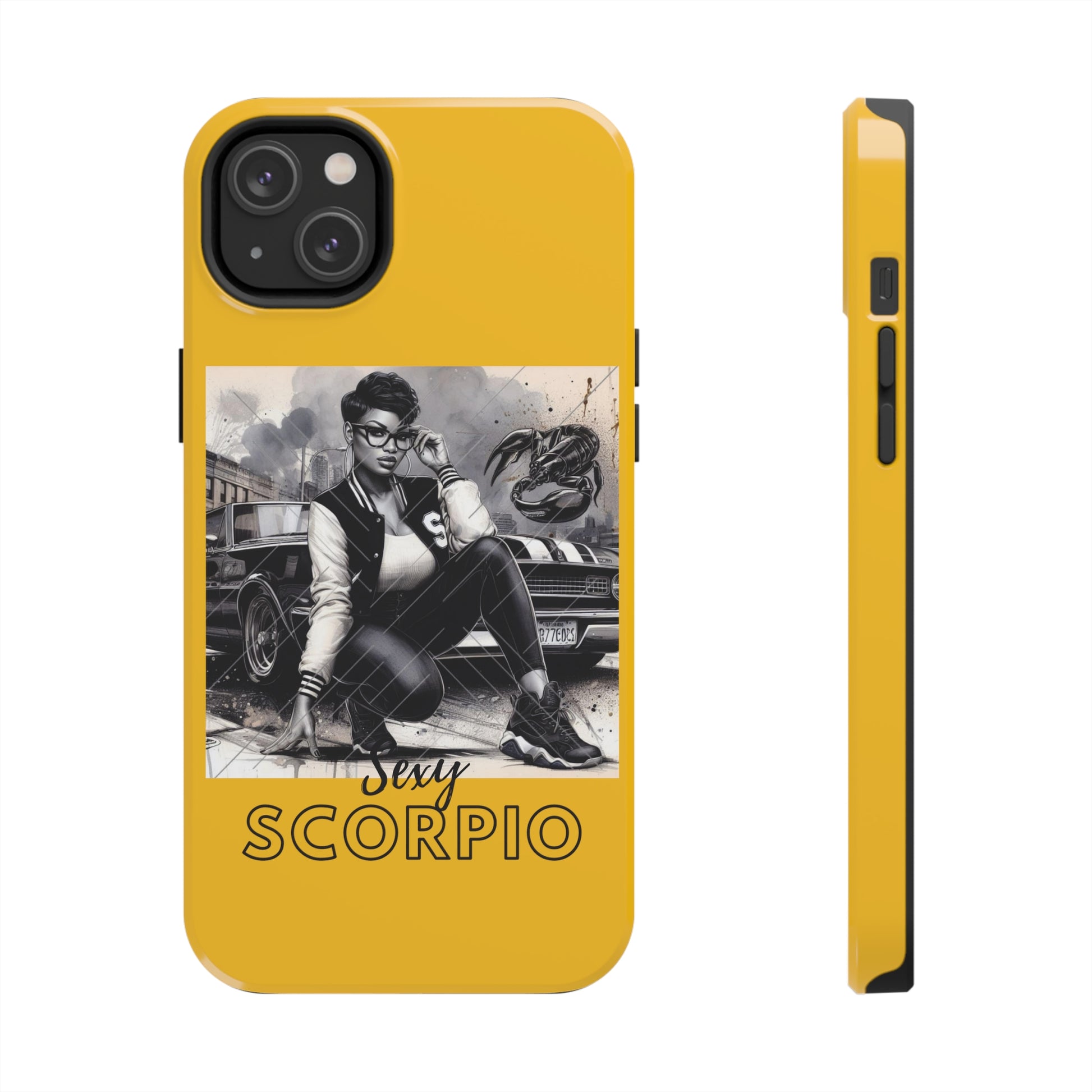 Scorpio Yellow Tough Phone Cases - Phone Case