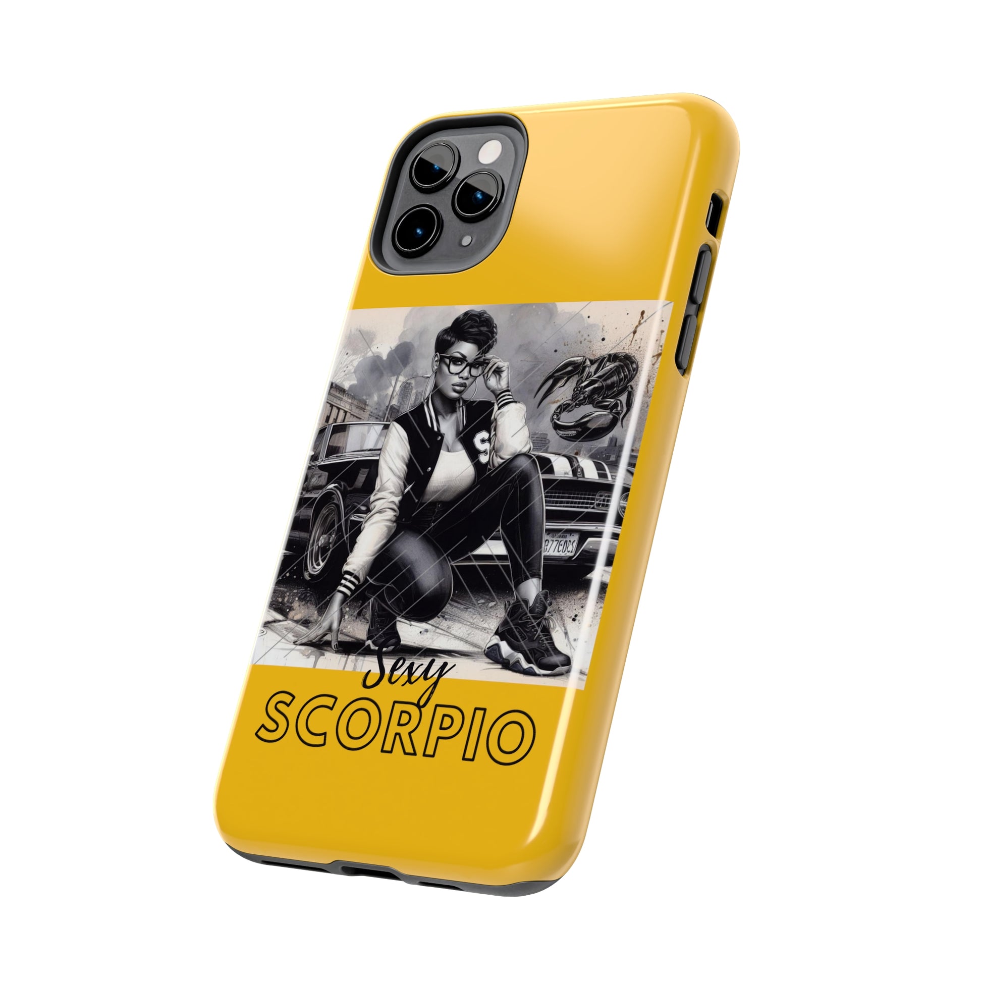 Scorpio Yellow Tough Phone Cases - Phone Case