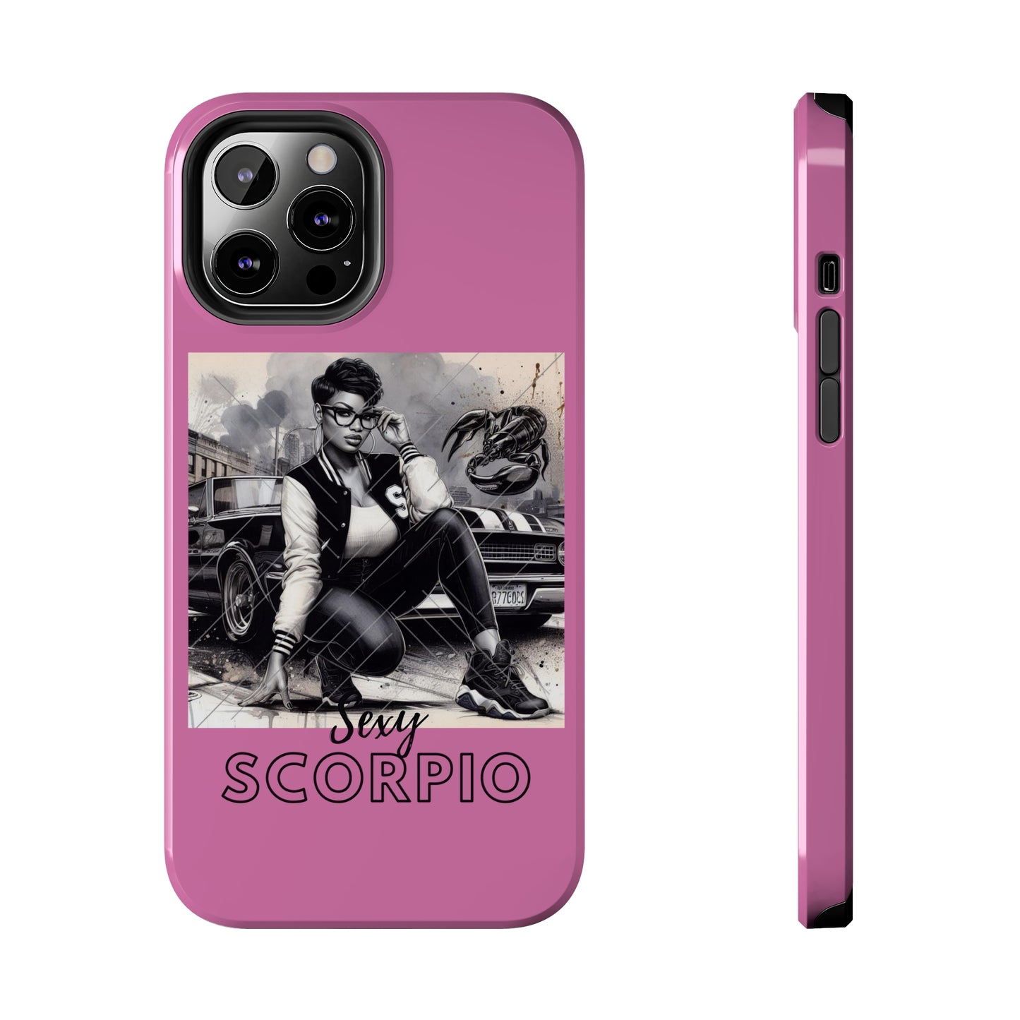 Scorpio Pink Tough Phone Cases - Phone Case