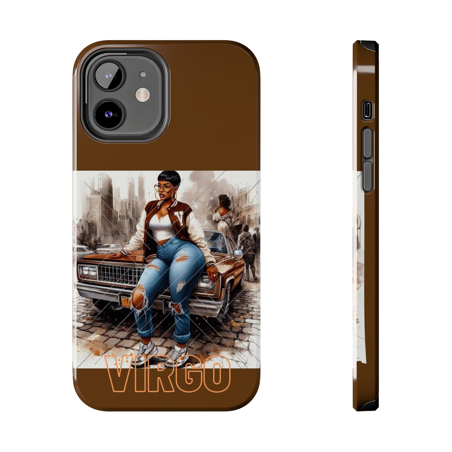 Virgo Brown Tough Phone Cases - iPhone 12 - Phone Case