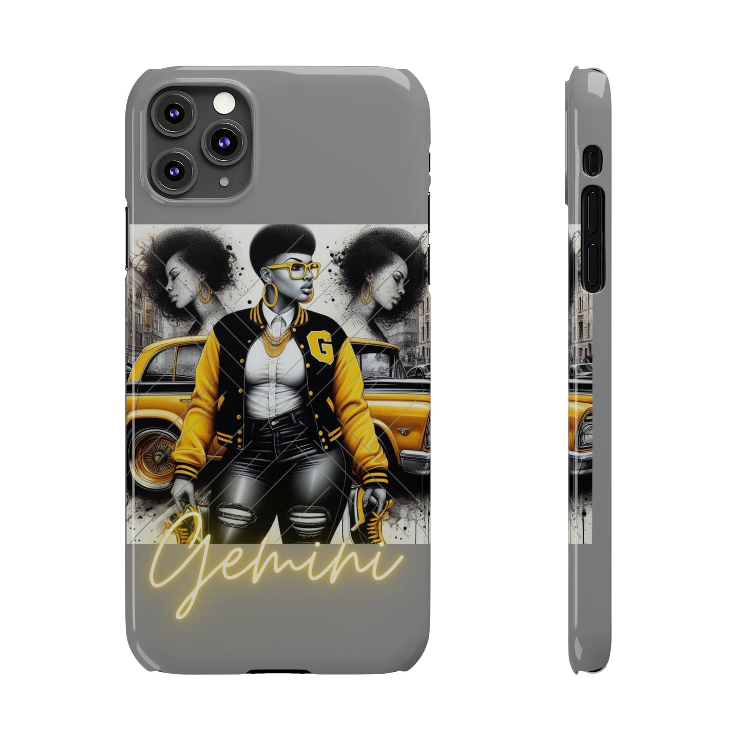 Gemini Grey Phone Cases - iPhone 11 Pro Max - Phone Case