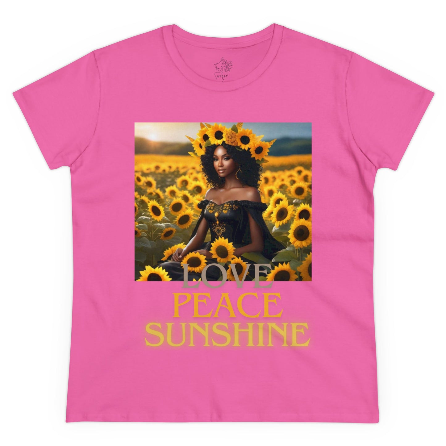 Sunshine Midweight Cotton Tee - Azalea / S - T-Shirt