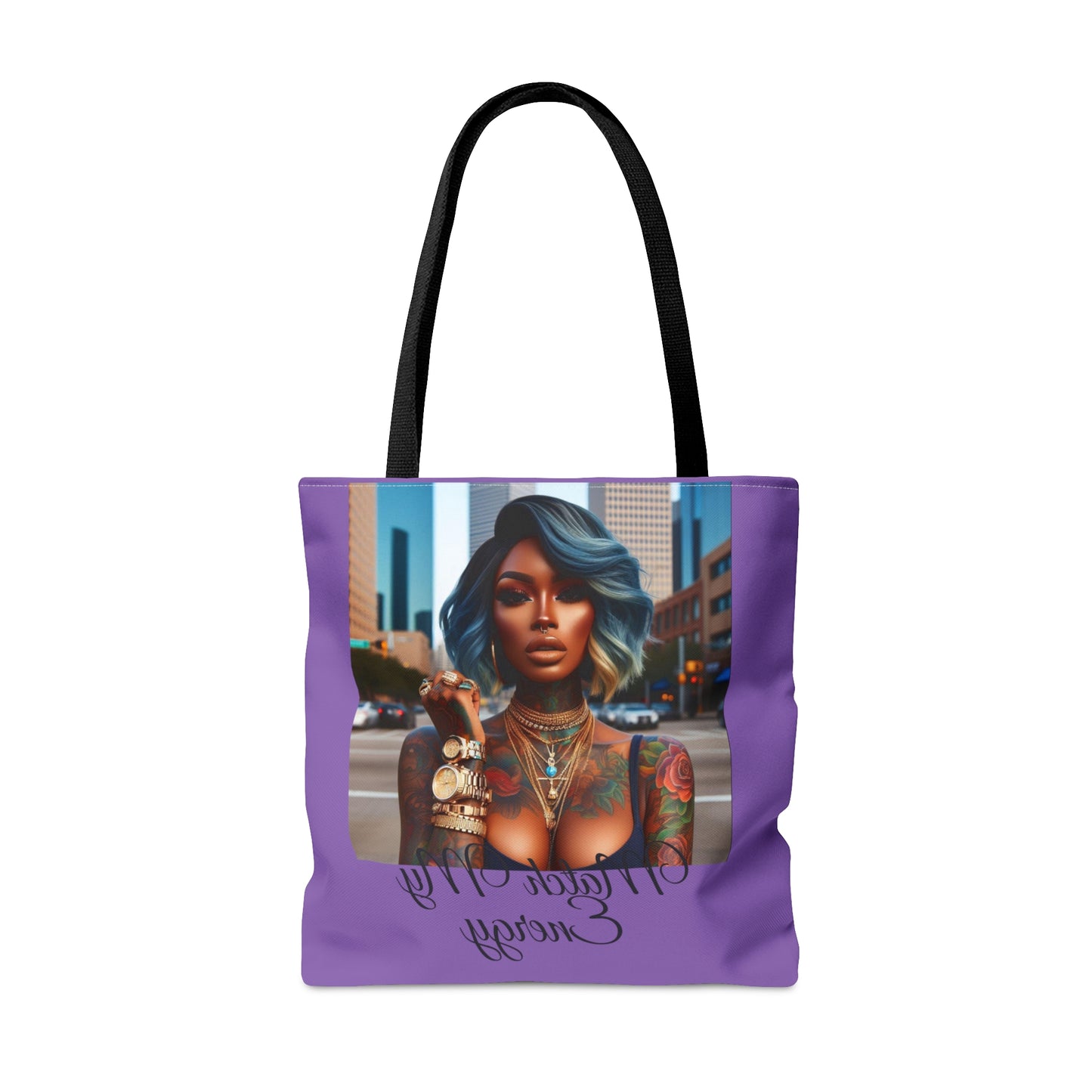 Match my energy bob Tote Bag Purple - Bags