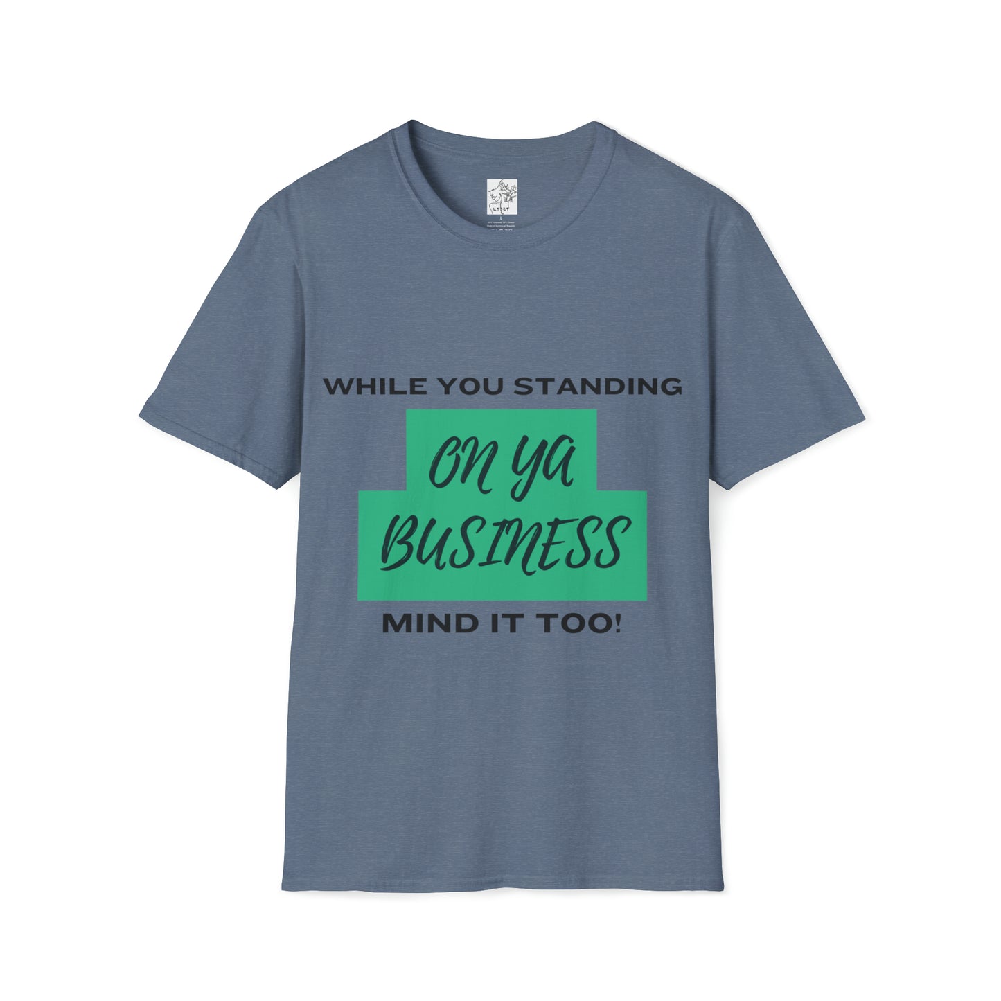 Mind a business Tee green - Heather Indigo / S - T-Shirt