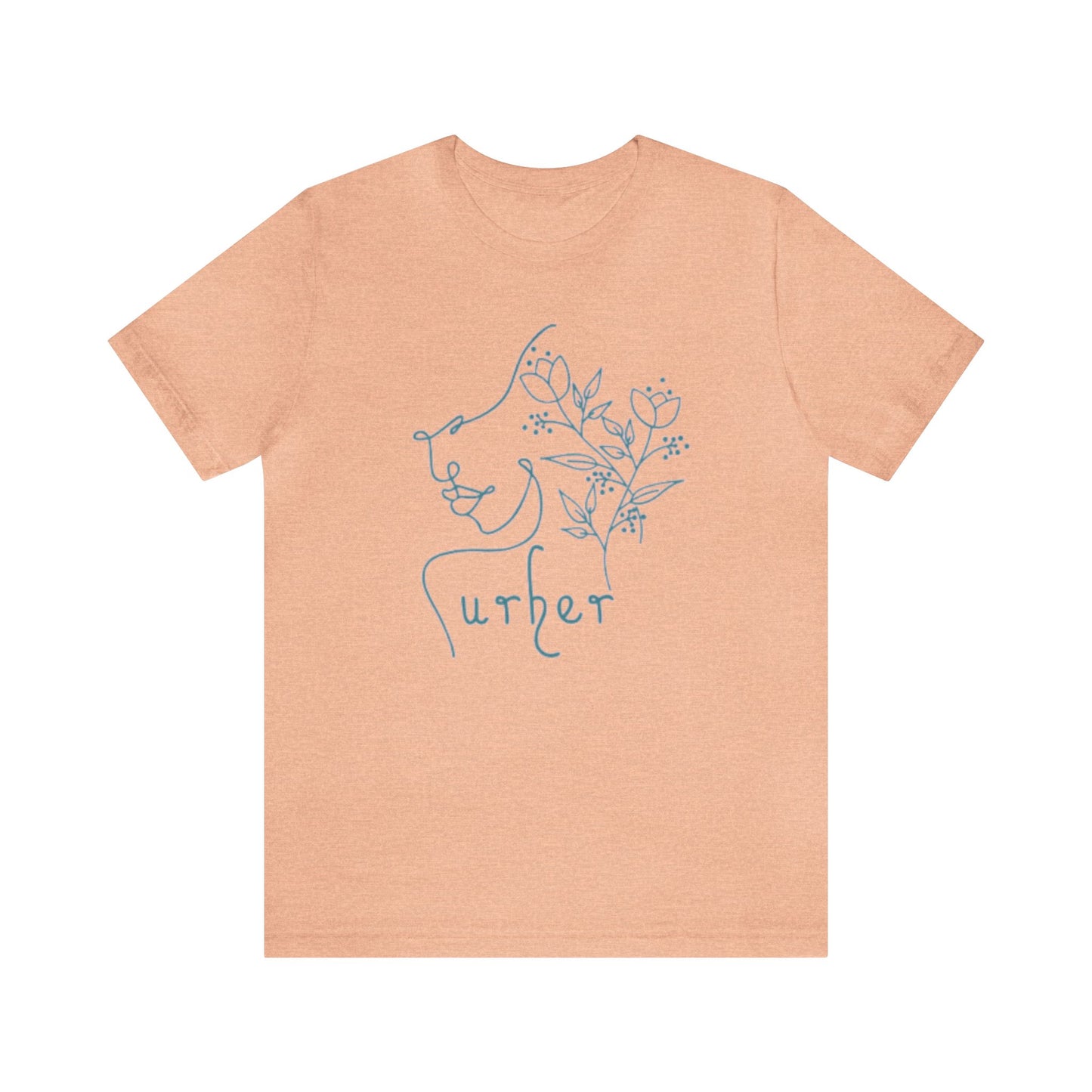 URHER Sleeve Tee - Heather Peach / S - T-Shirt