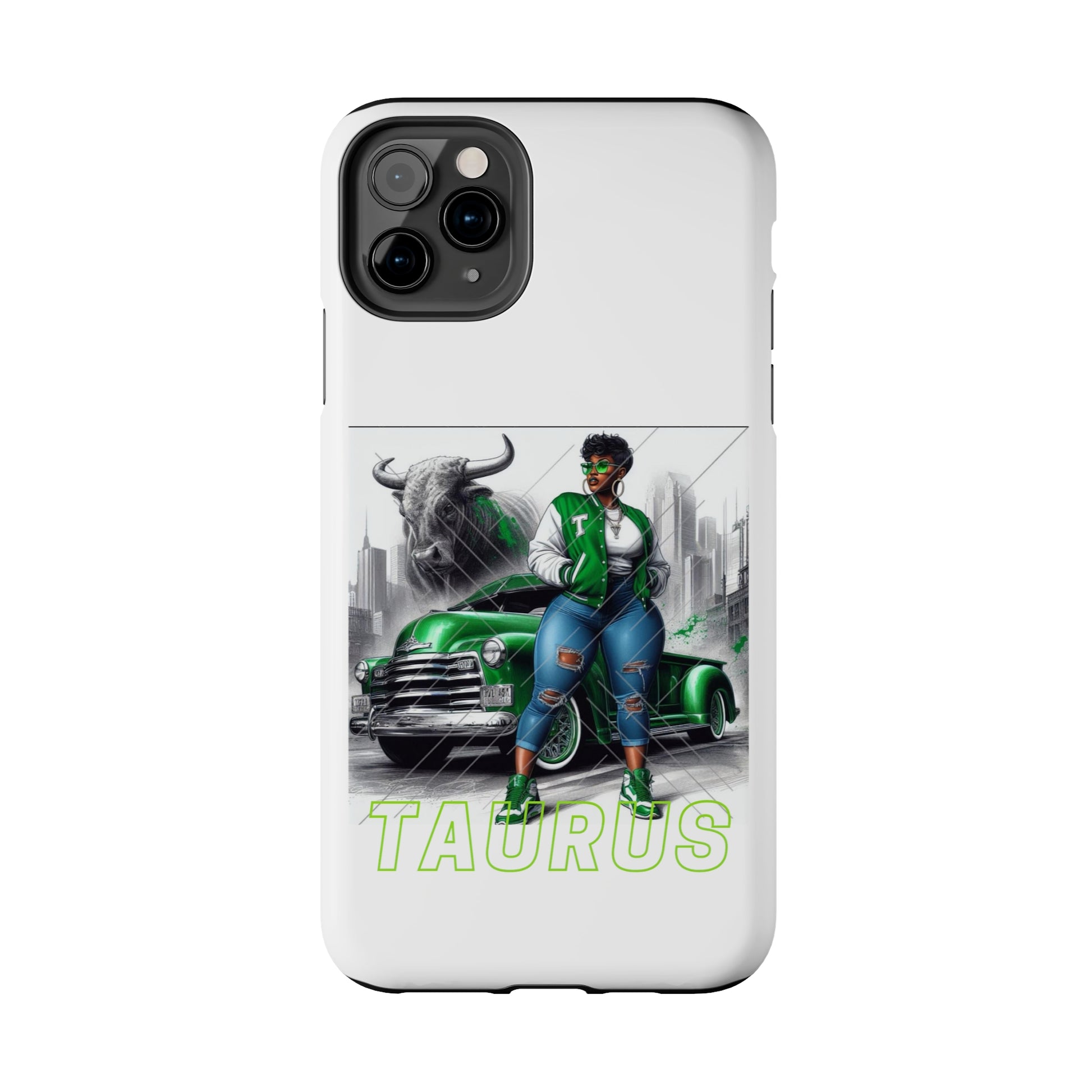 Taurus White Tough Phone Cases - Phone Case