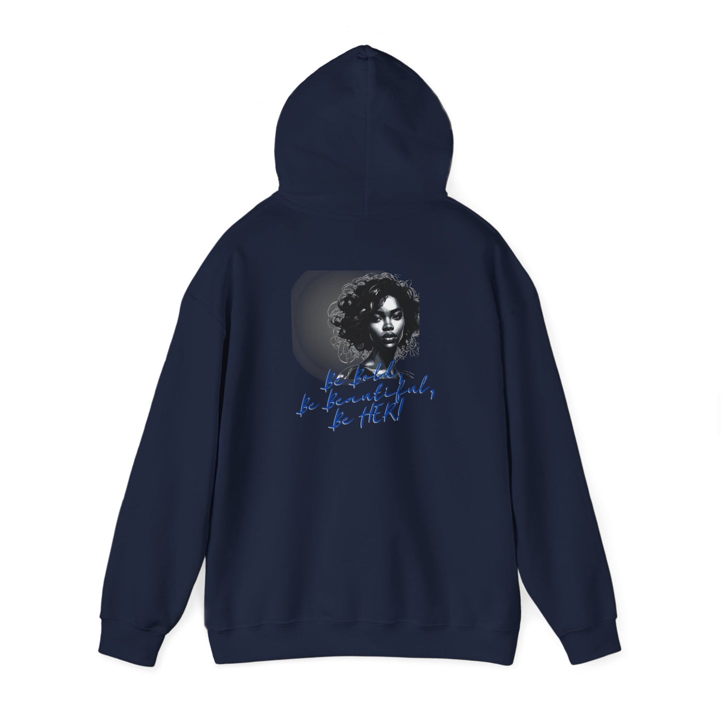 Bold Beautiful Her Hoodie blue - Navy / S - Hoodie