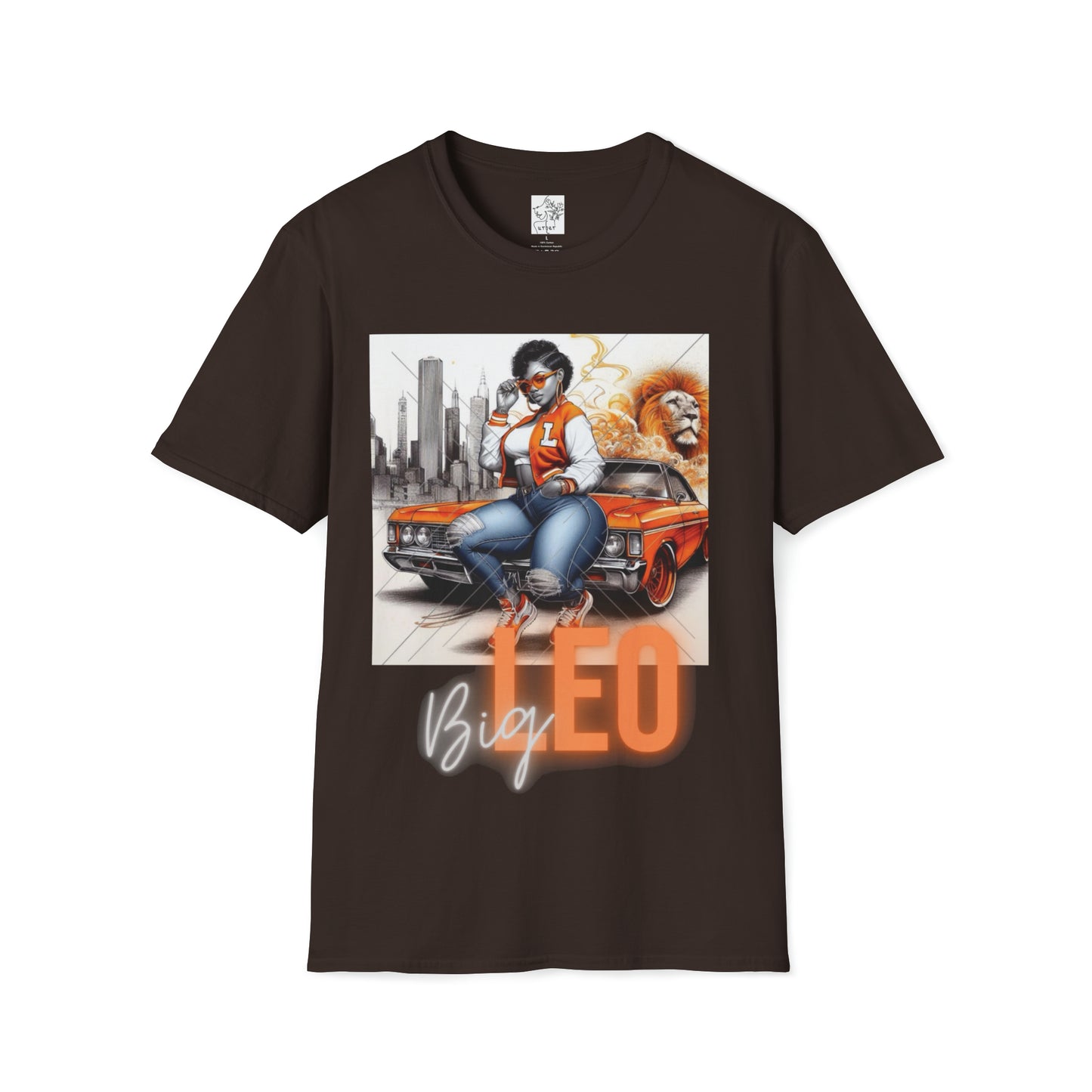 Leo Unisex Tee - Dark Chocolate / S - T-Shirt