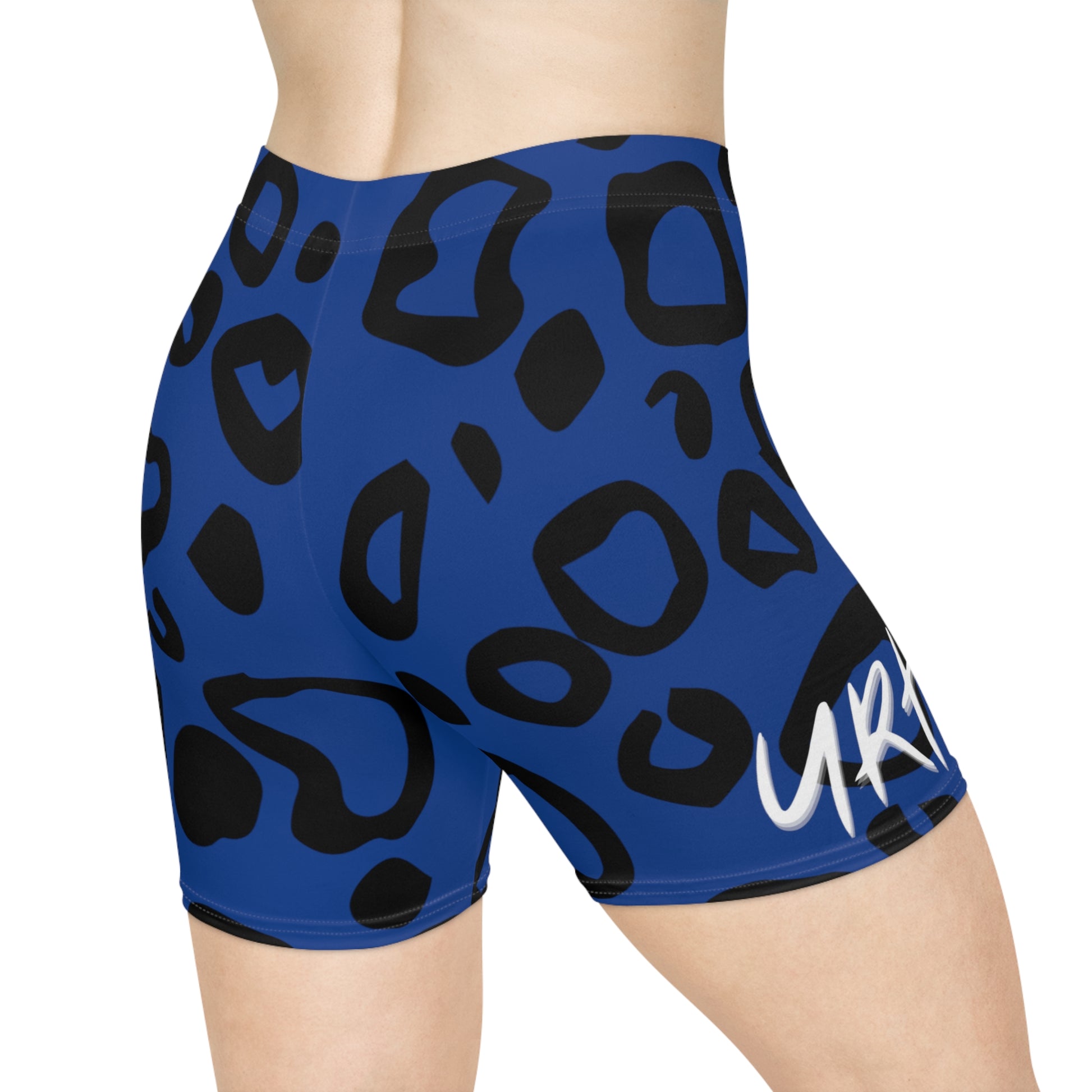 URHER Biker Shorts Royal blue - All Over Prints