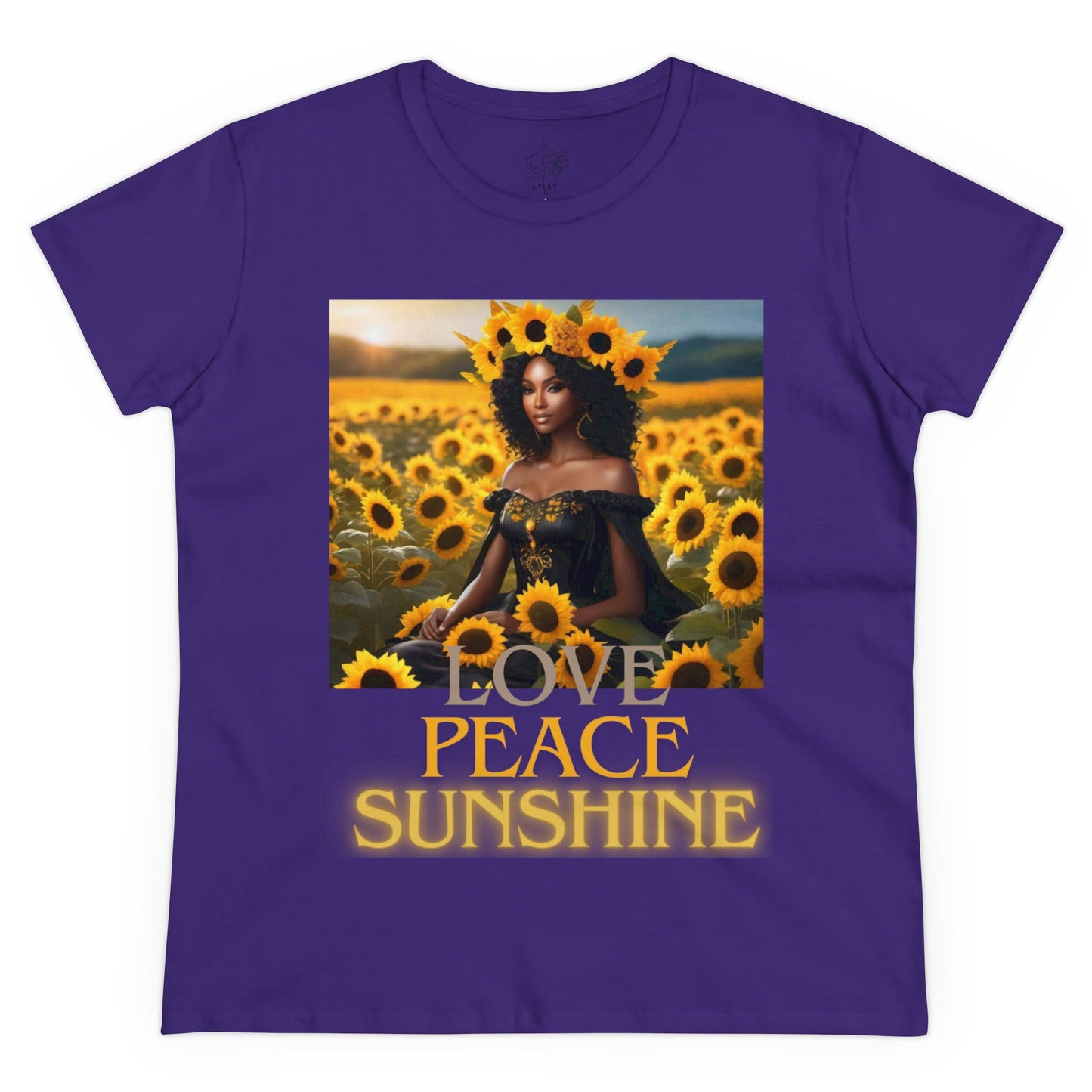 Sunshine Midweight Cotton Tee - Purple / S - T-Shirt