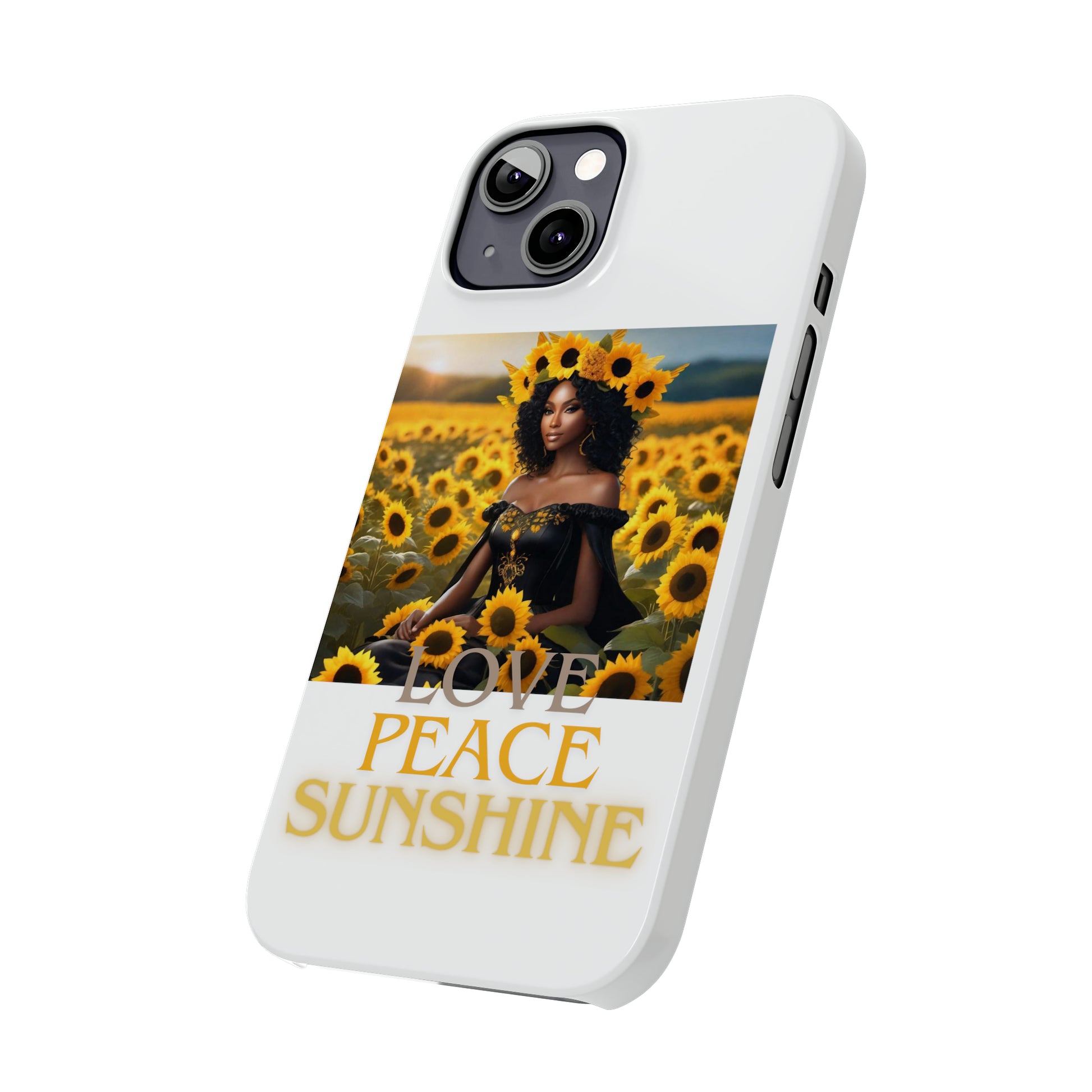 Sunshine Slim white Phone Cases - Phone Case