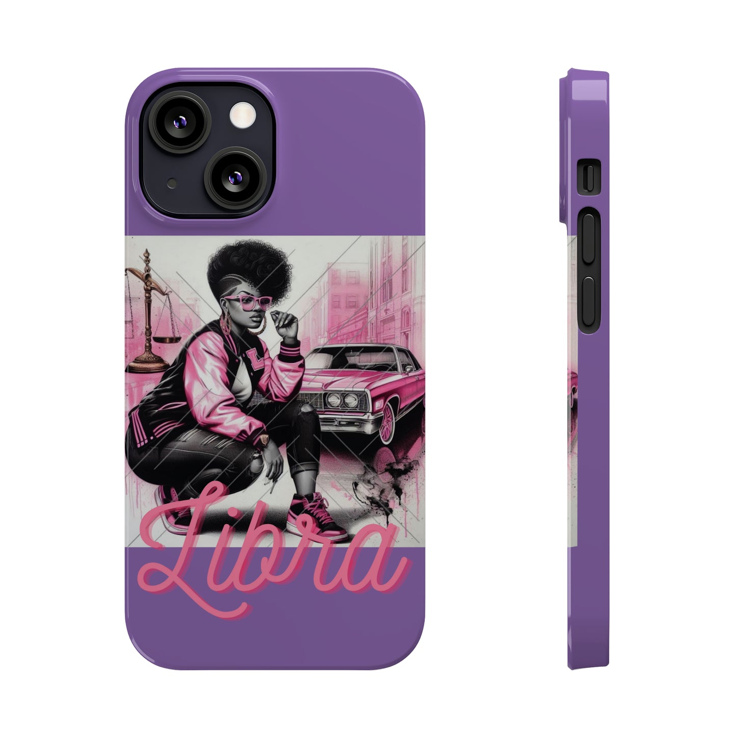 Libria Purple Phone Cases - iPhone 13 Mini - Phone Case