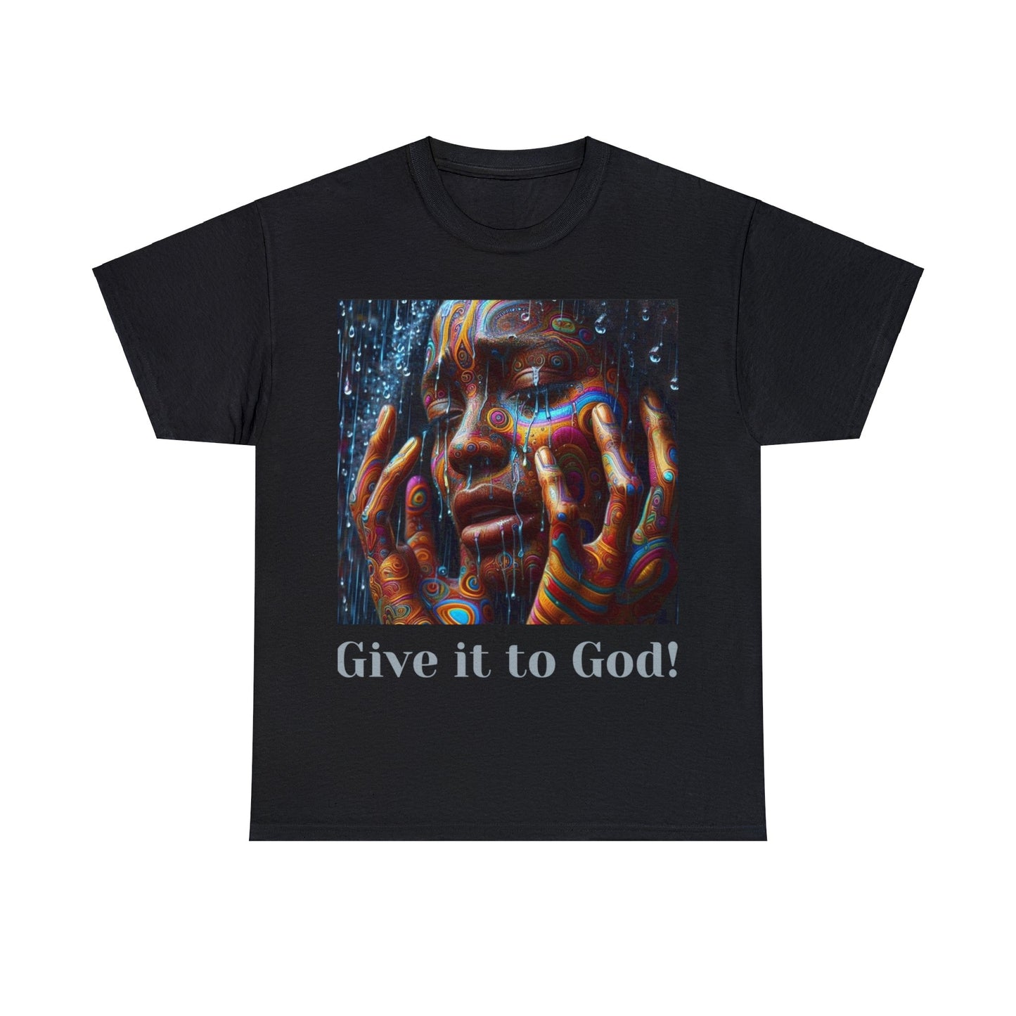 Give it God Unisex Heavy Cotton Tee - Black / S - T-Shirt