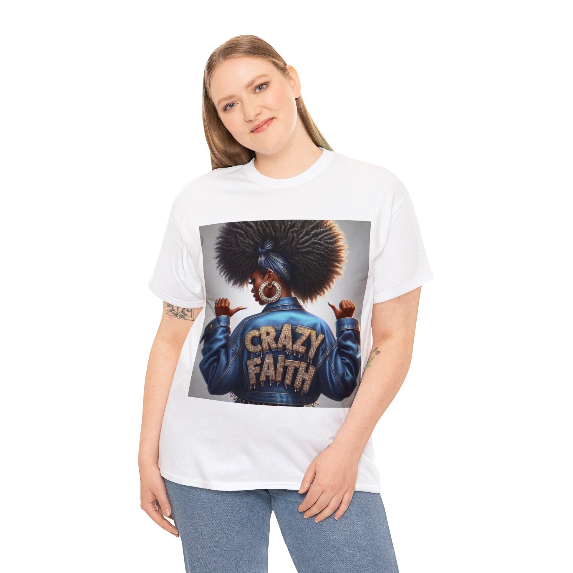 Crazy Faith Unisex Heavy Cotton Tee - T-Shirt