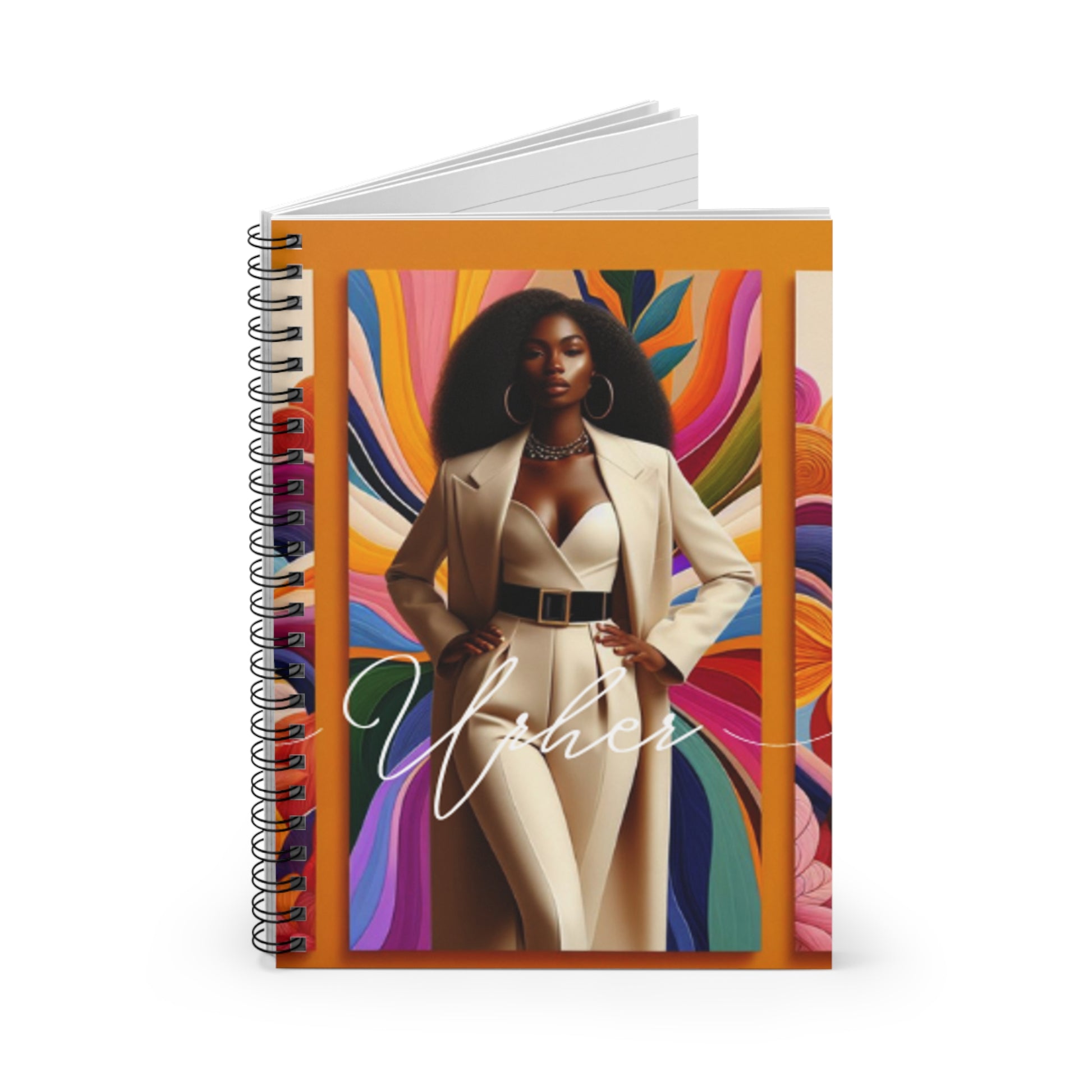 URHER Spiral Notebook - Ruled Line - One Size - Paper products