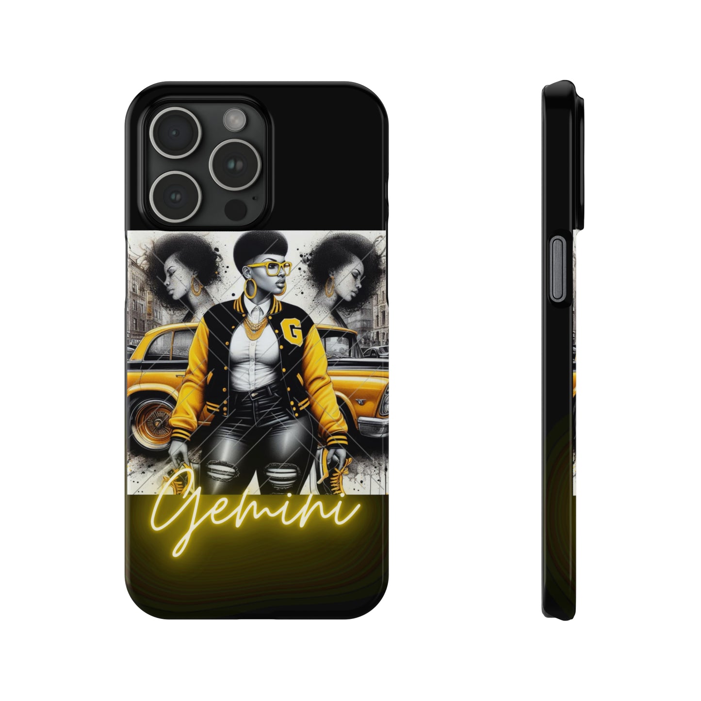 Gemini blk Phone Cases - iPhone 15 Pro Max - Phone Case