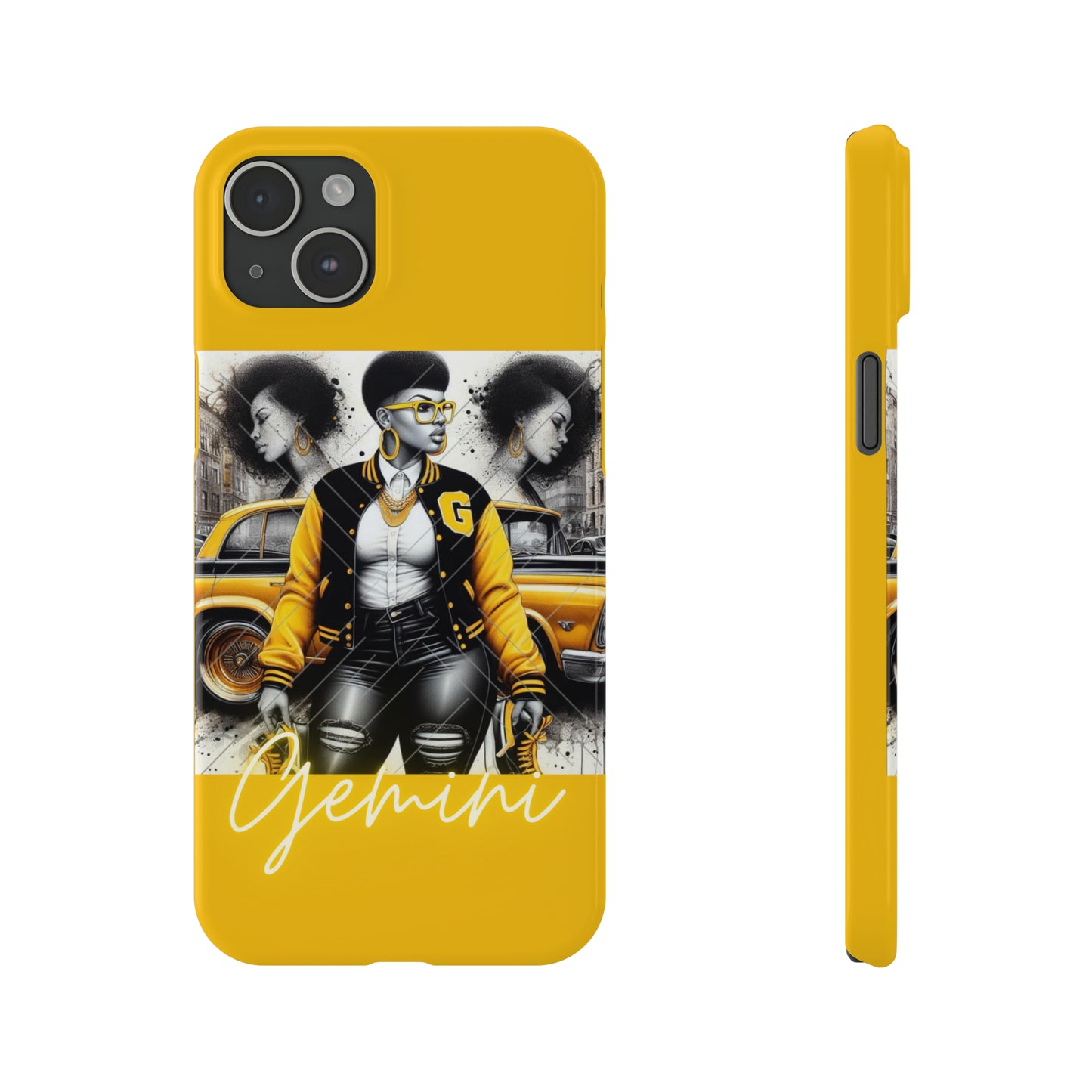 Gemini Gold Phone Cases - iPhone 15 Plus - Phone Case