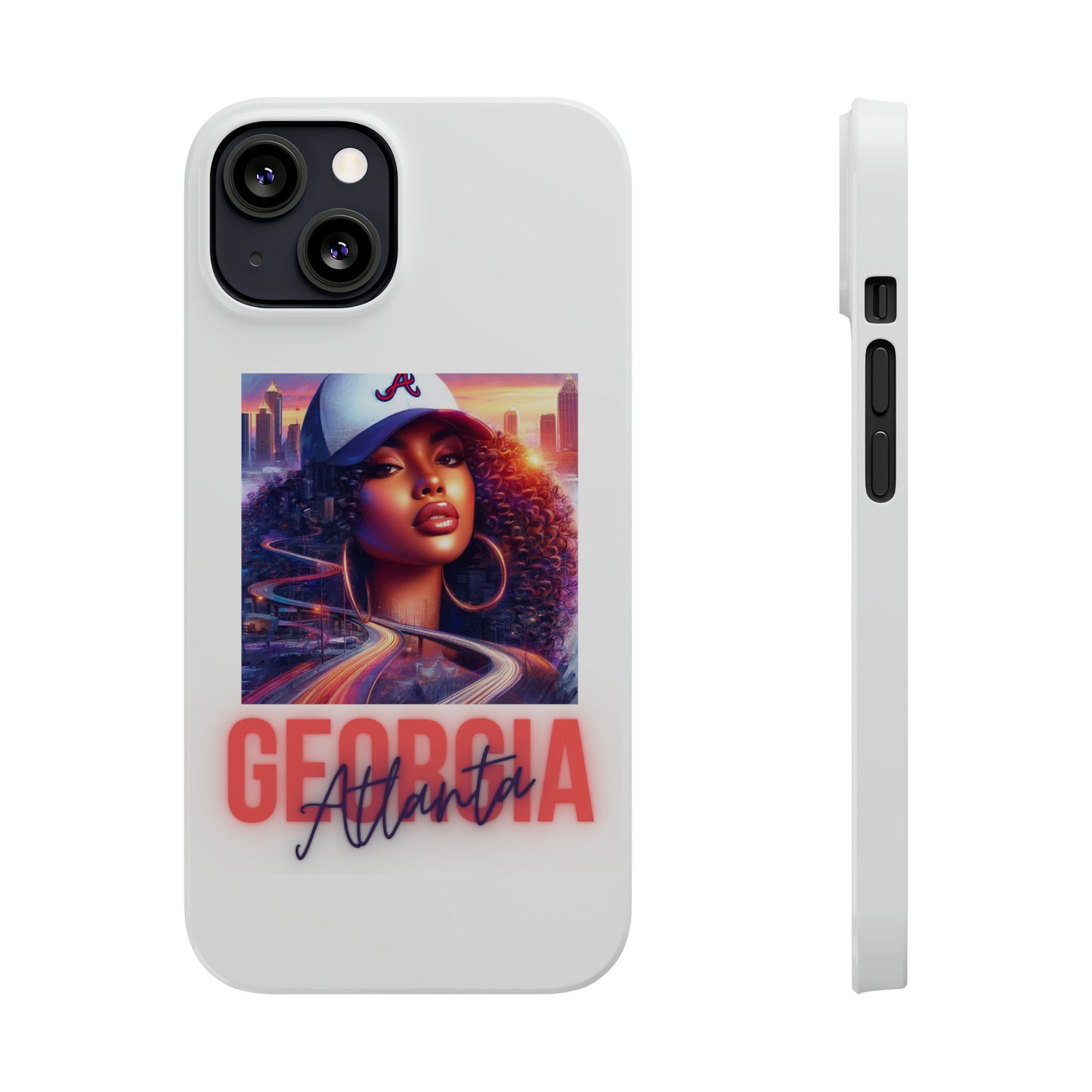 Atlanta GA Slim Phone Cases - iPhone 13 - Phone Case