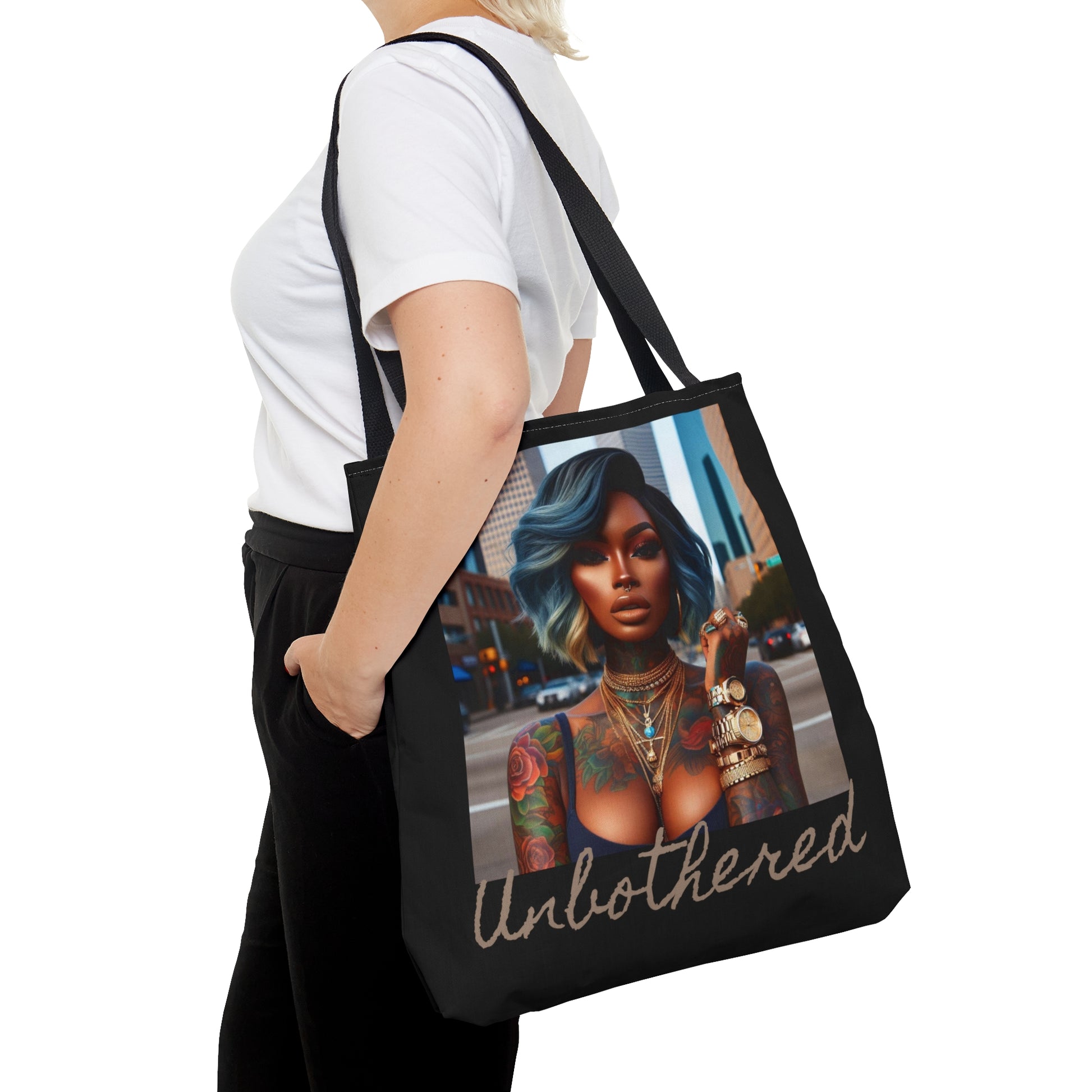 Unbothered bob Tote Bag - Bags