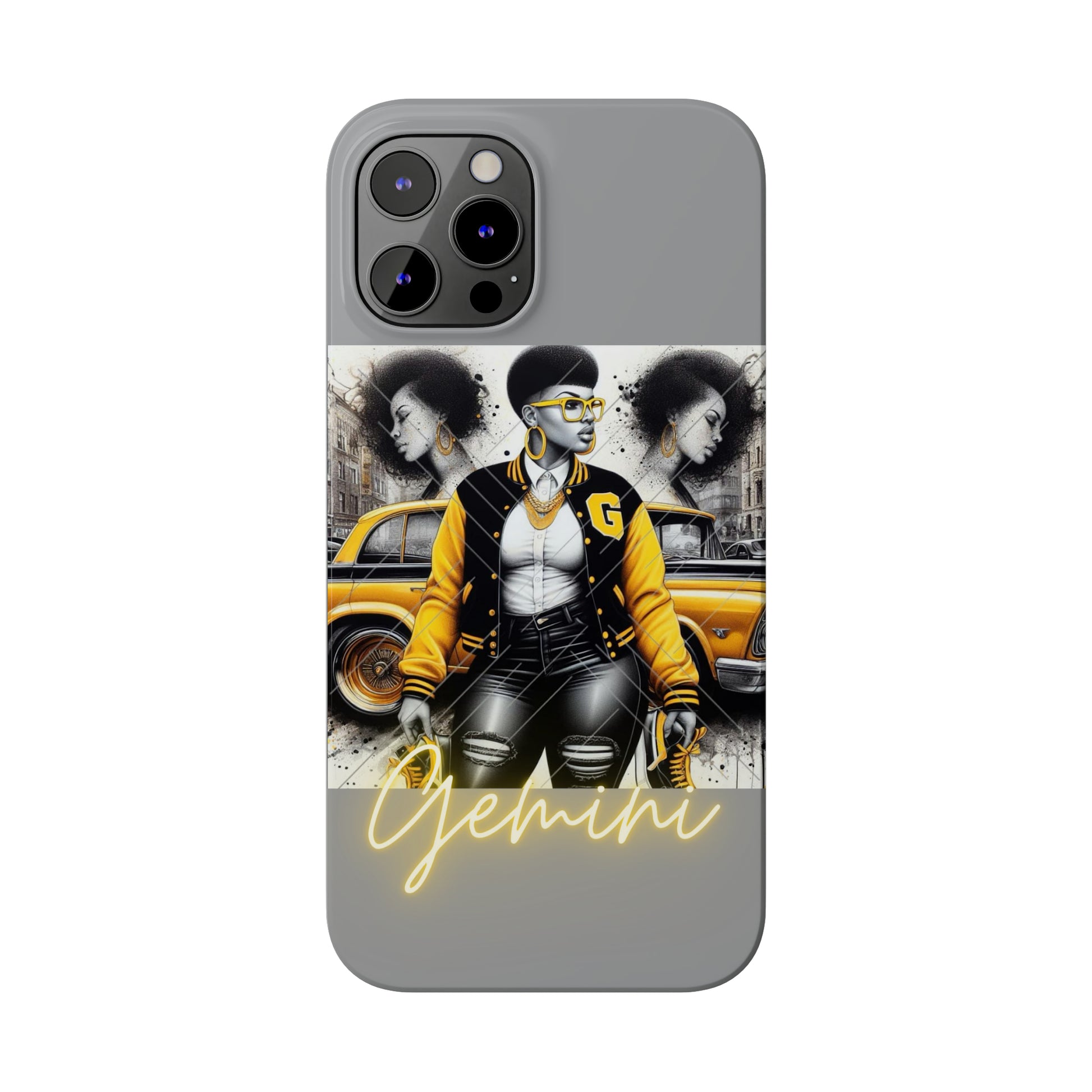 Gemini Grey Phone Cases - Phone Case