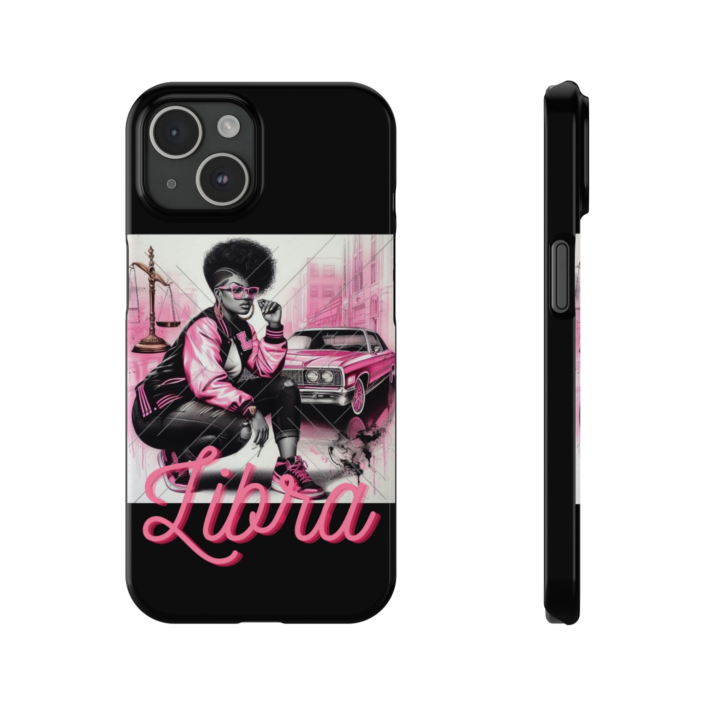 Libria Blk Phone Cases - iPhone 15 - Phone Case