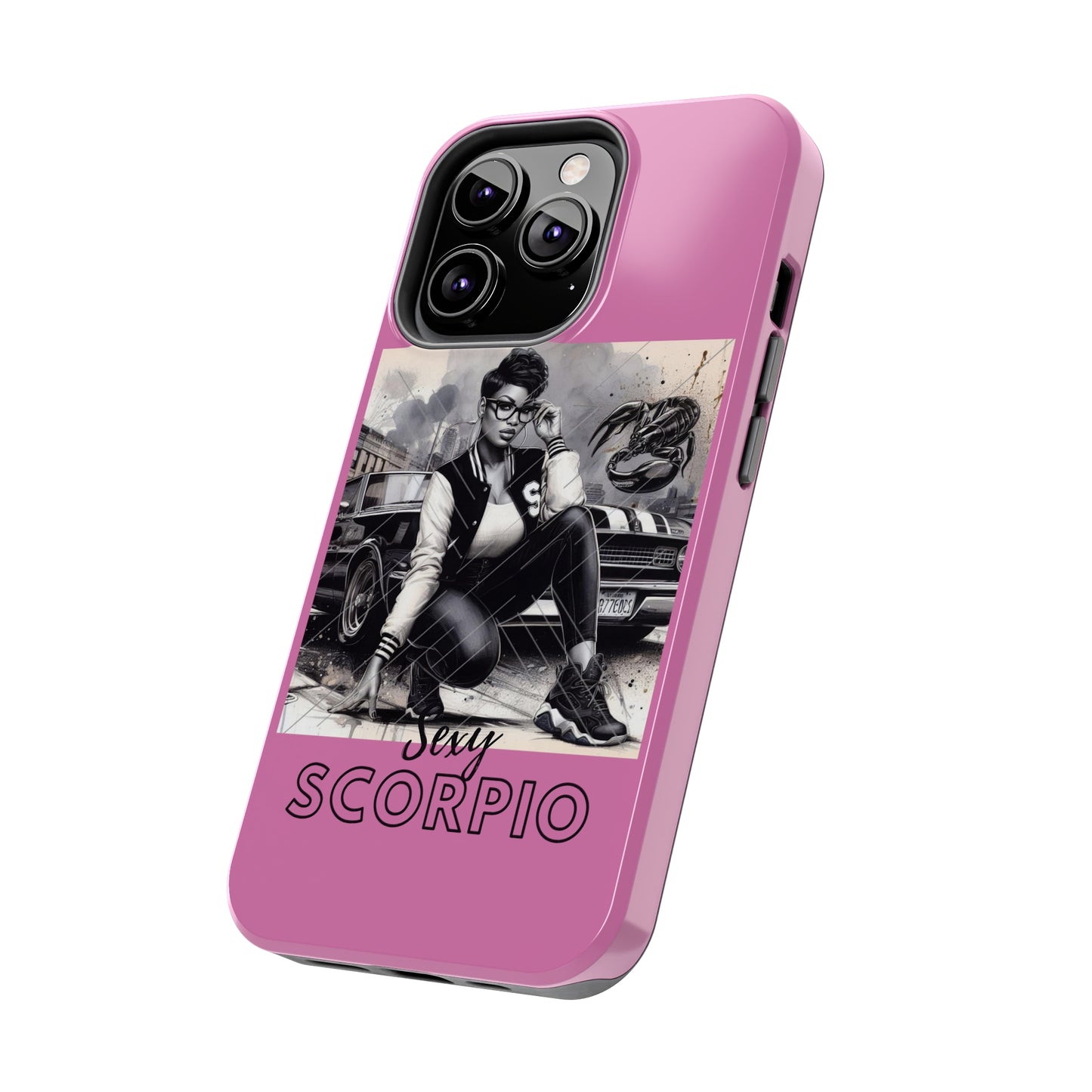 Scorpio Pink Tough Phone Cases - Phone Case