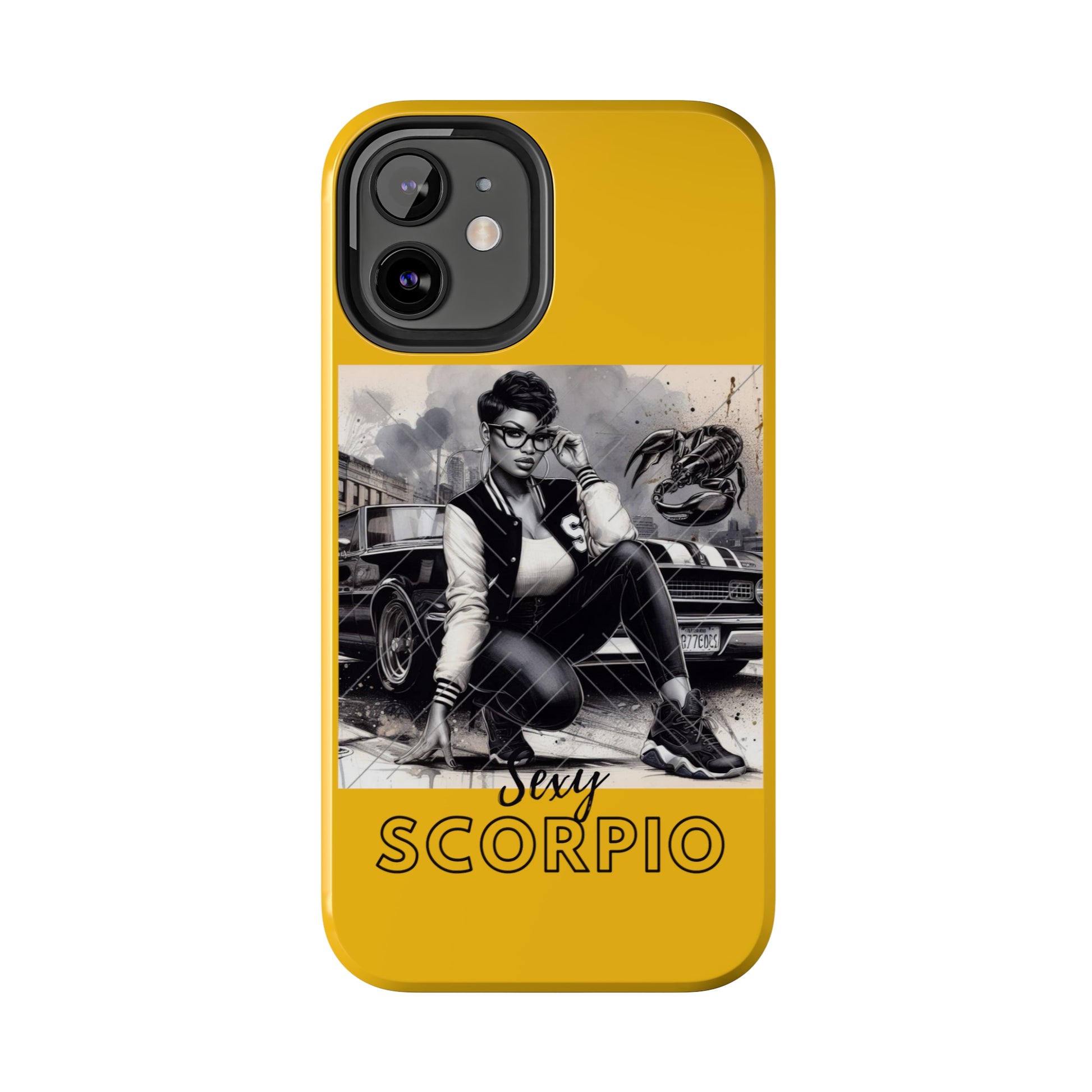 Scorpio Yellow Tough Phone Cases - Phone Case