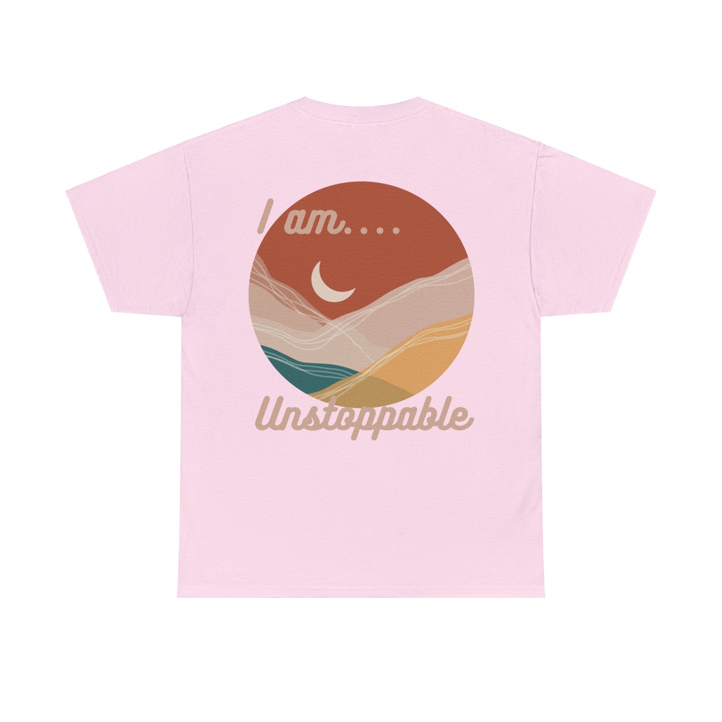 Unstoppable Unisex Heavy Cotton Tee - Light Pink / S - T-Shirt