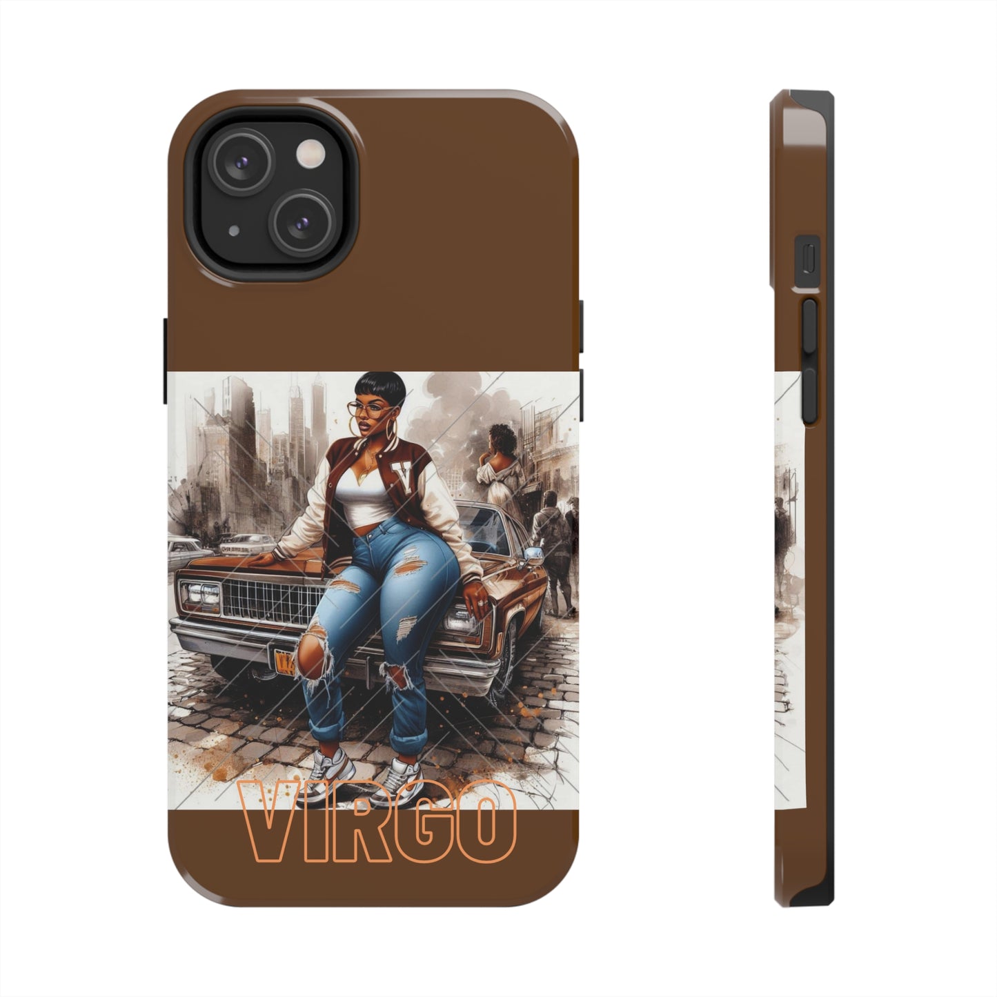 Virgo Brown Tough Phone Cases - iPhone 14 Plus - Phone Case