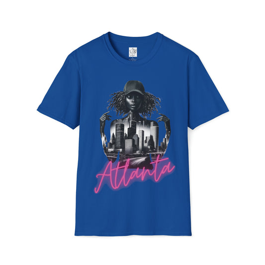 Atlanta Tee Pink - Royal / S - T-Shirt