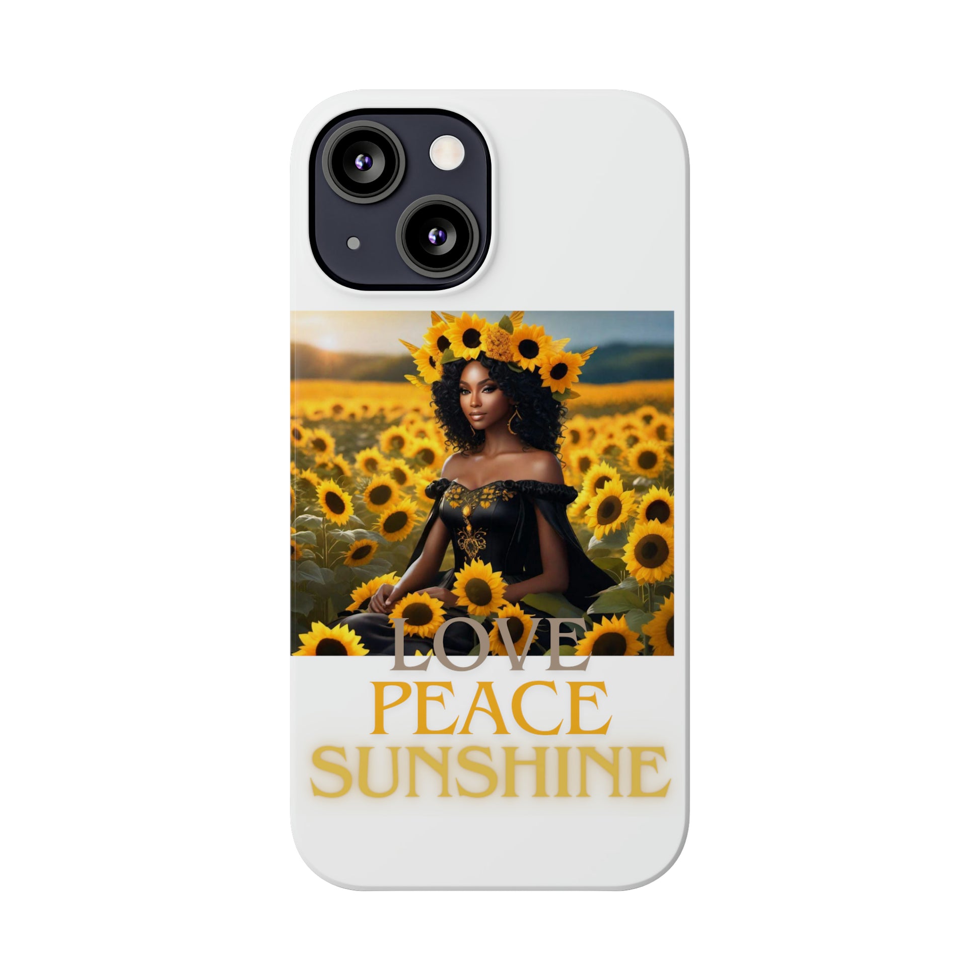 Sunshine Slim white Phone Cases - Phone Case