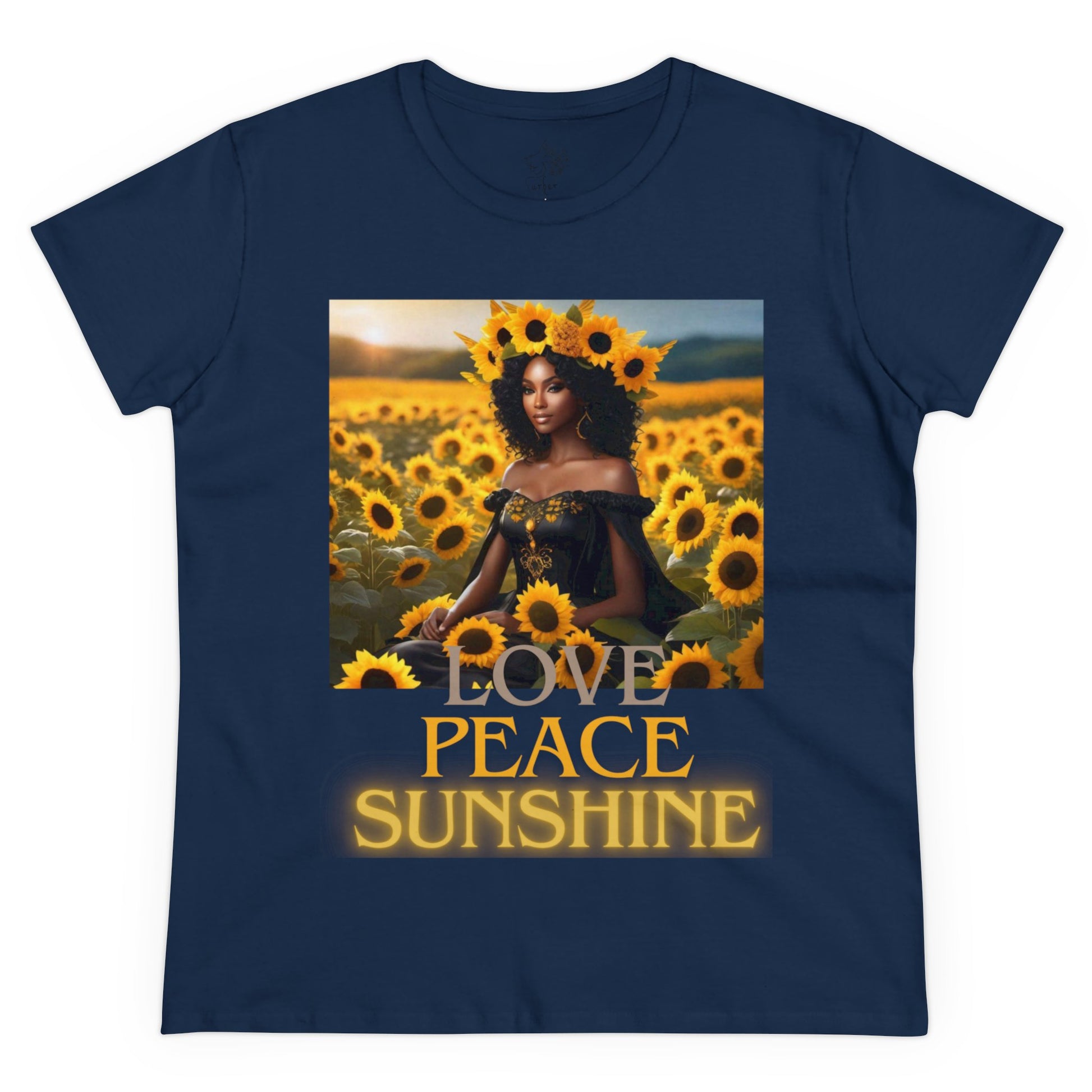 Sunshine Midweight Cotton Tee - Navy / S - T-Shirt