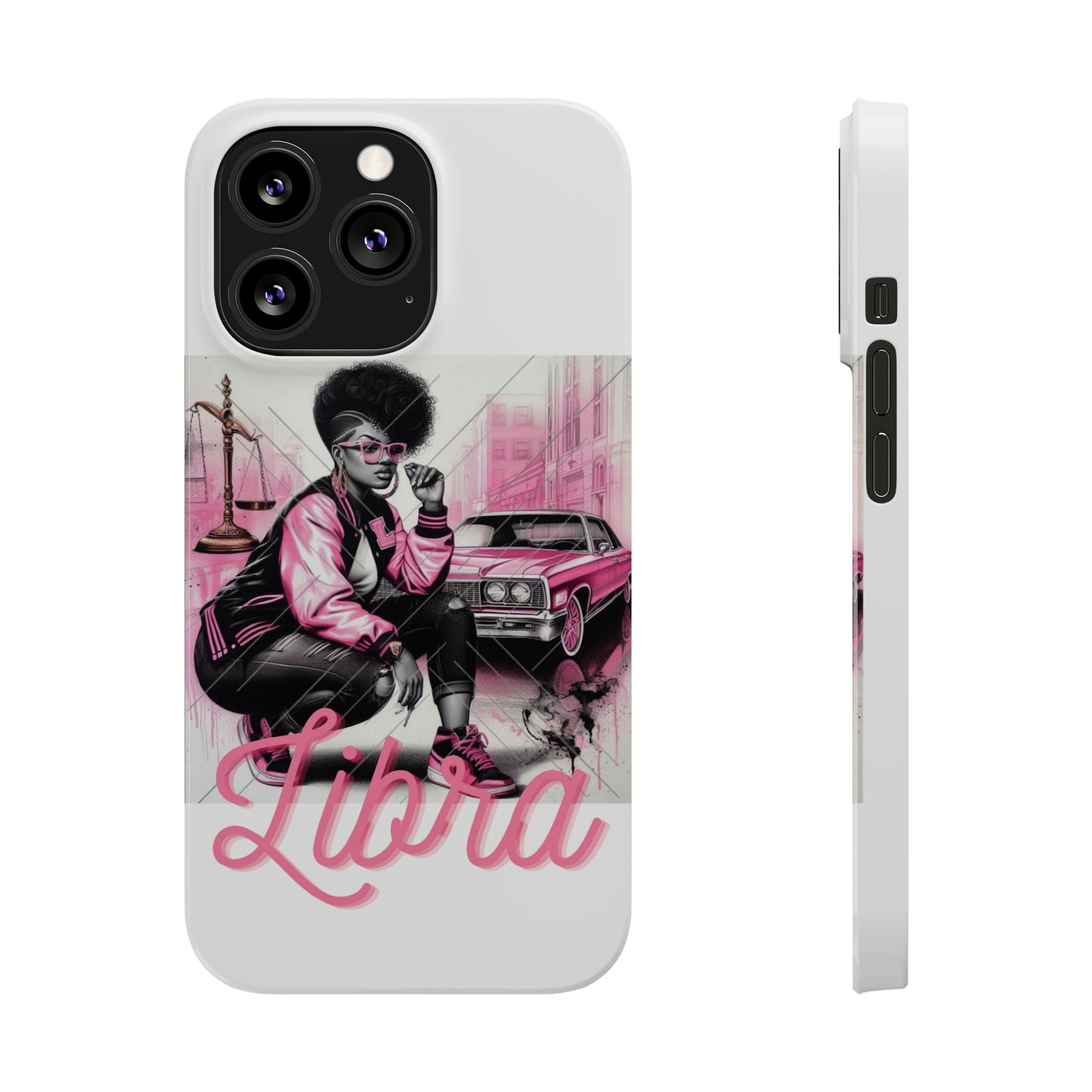 Libria White Phone Cases - iPhone 13 Pro - Phone Case