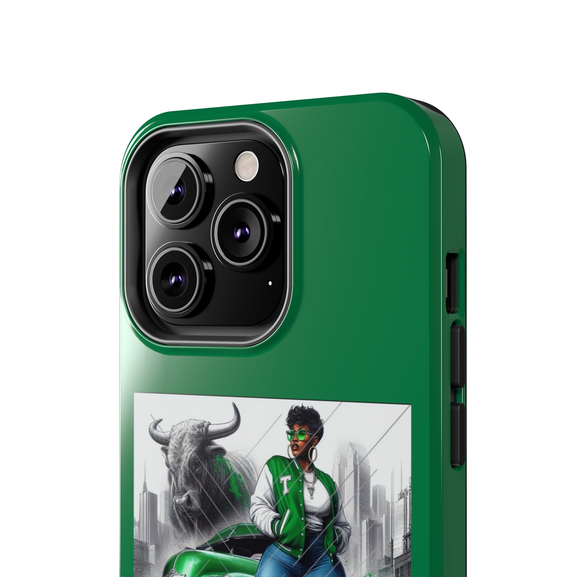 Taurus Green Tough Phone Cases - Phone Case