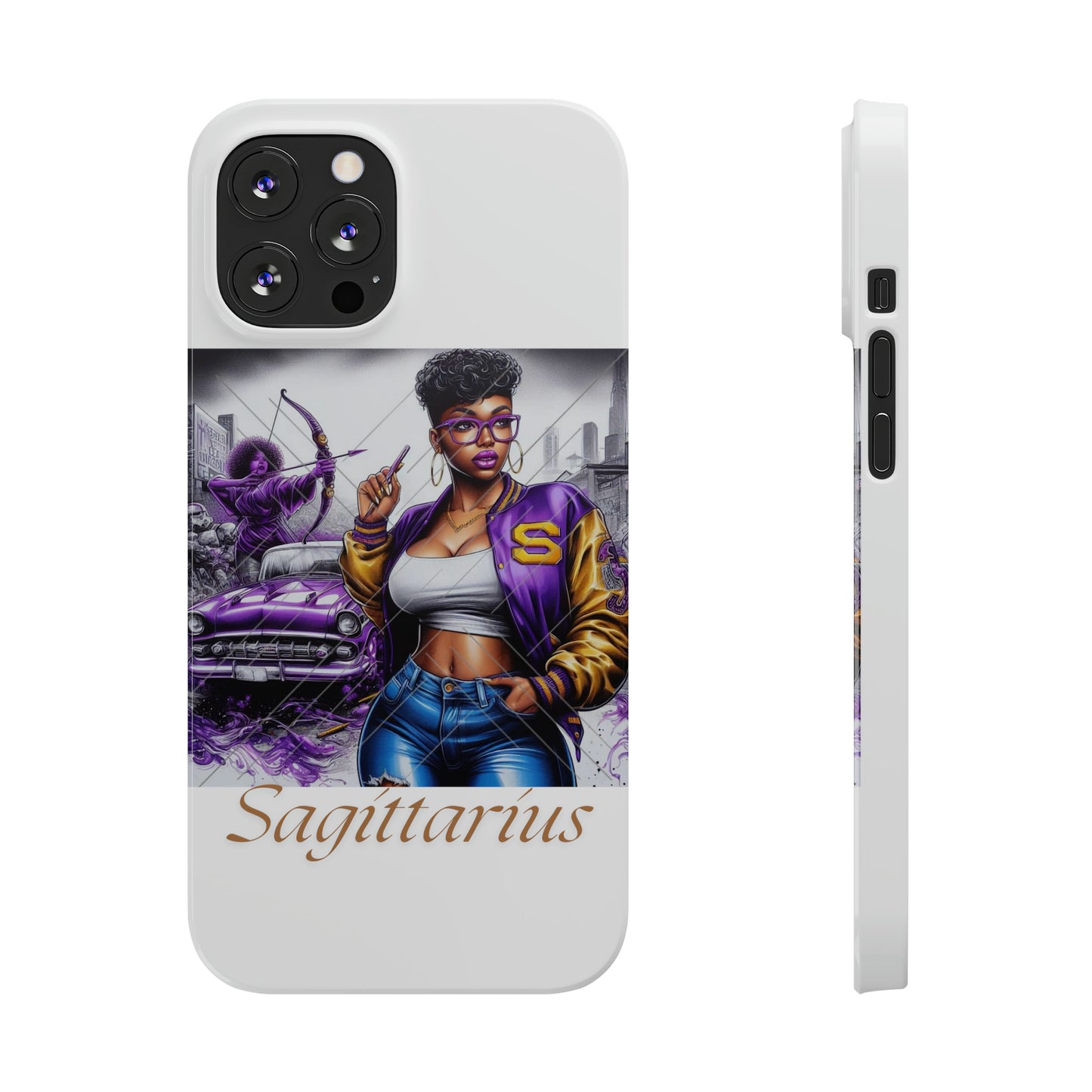 Sagittarius Slim Phone Cases - iPhone 12 Pro Max - Phone Case