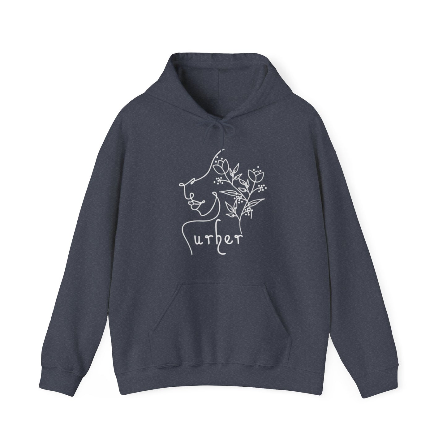 Copy of URHER Teal Hoodie - Heather Navy / S - Hoodie