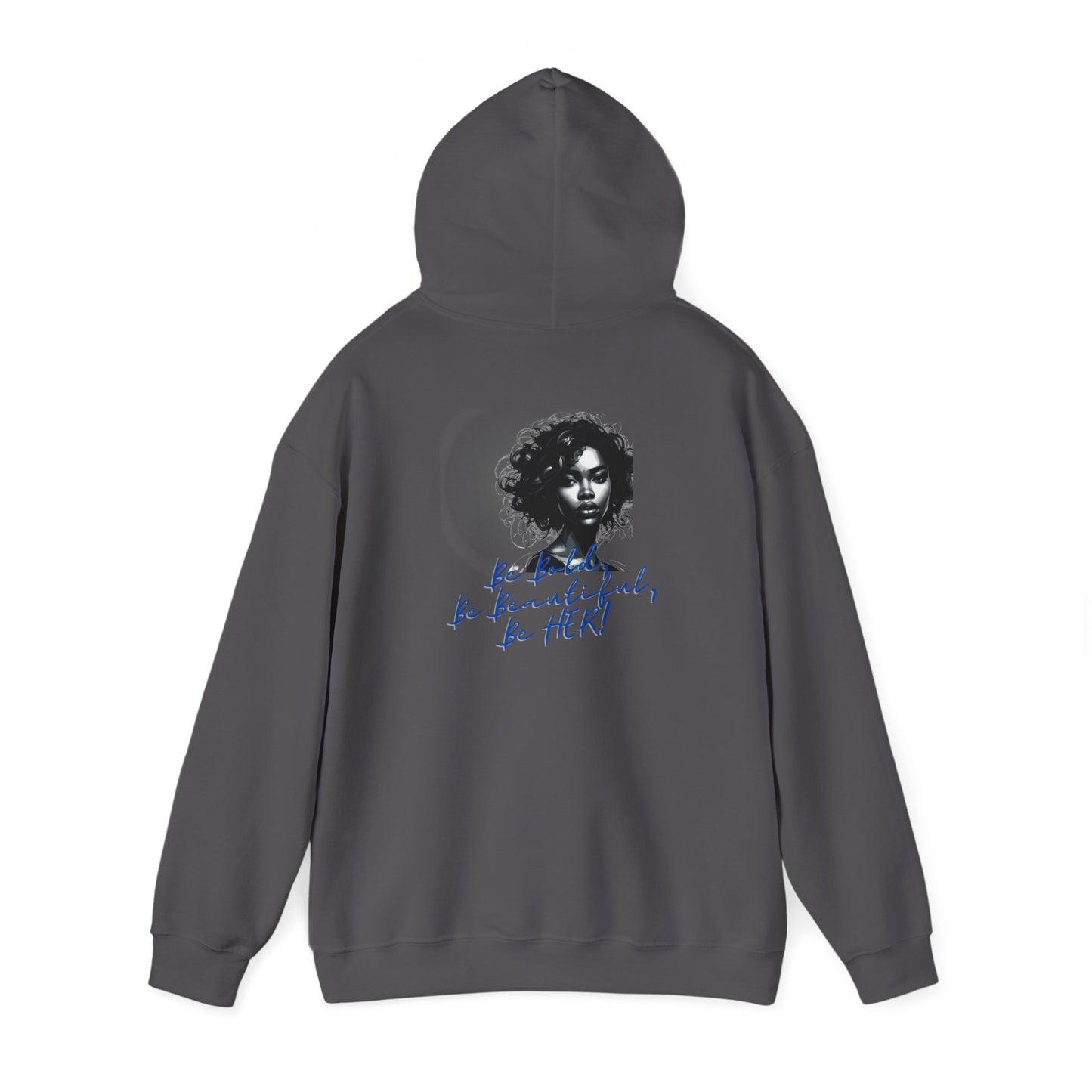 Bold Beautiful Her Hoodie blue - Charcoal / S - Hoodie