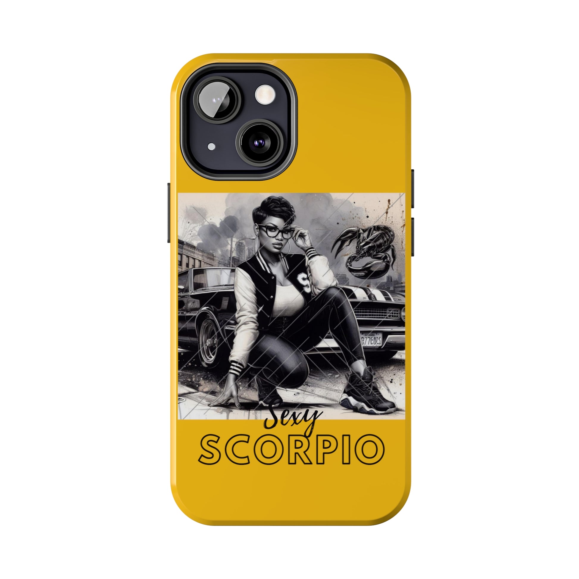 Scorpio Yellow Tough Phone Cases - Phone Case