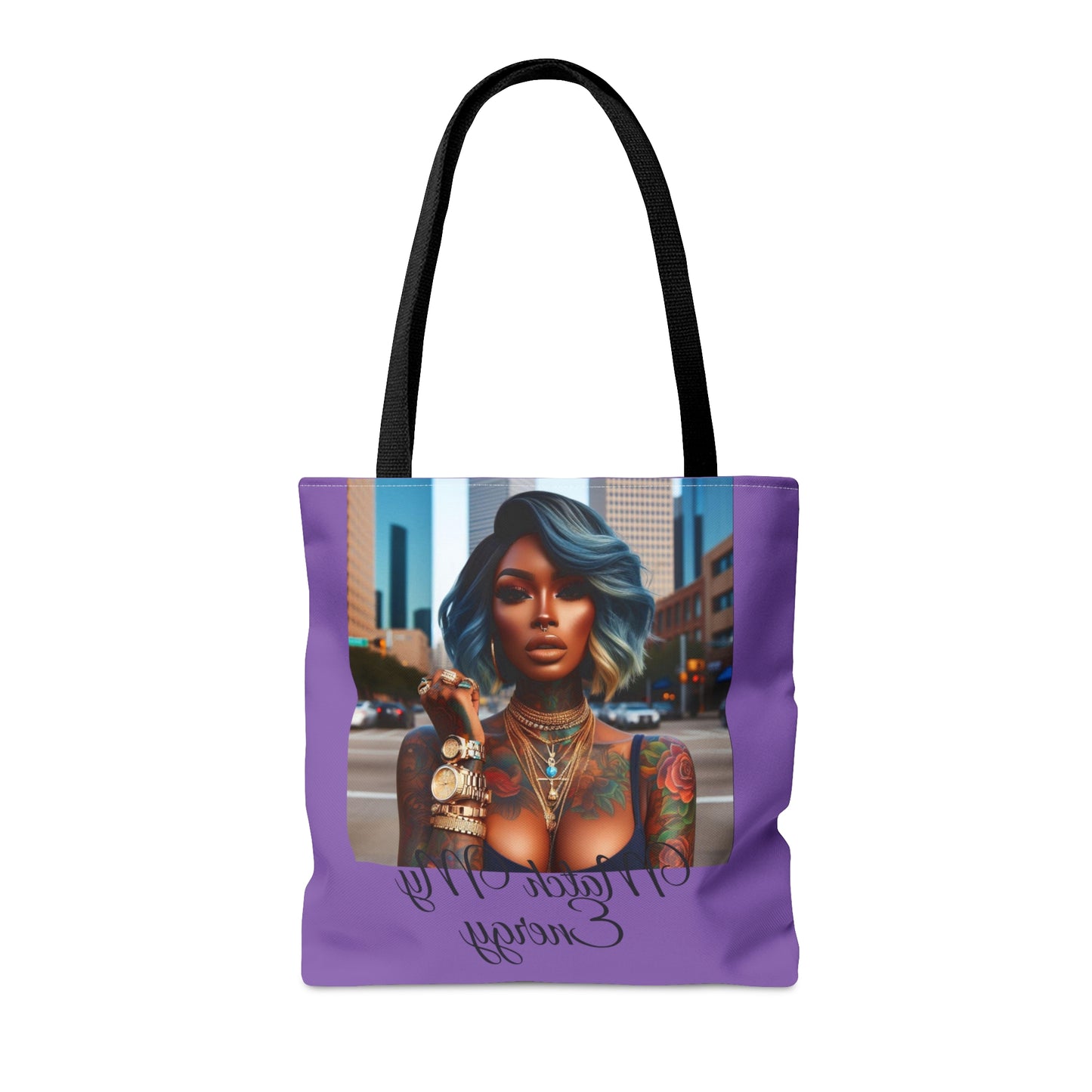 Match my energy bob Tote Bag Purple - Bags