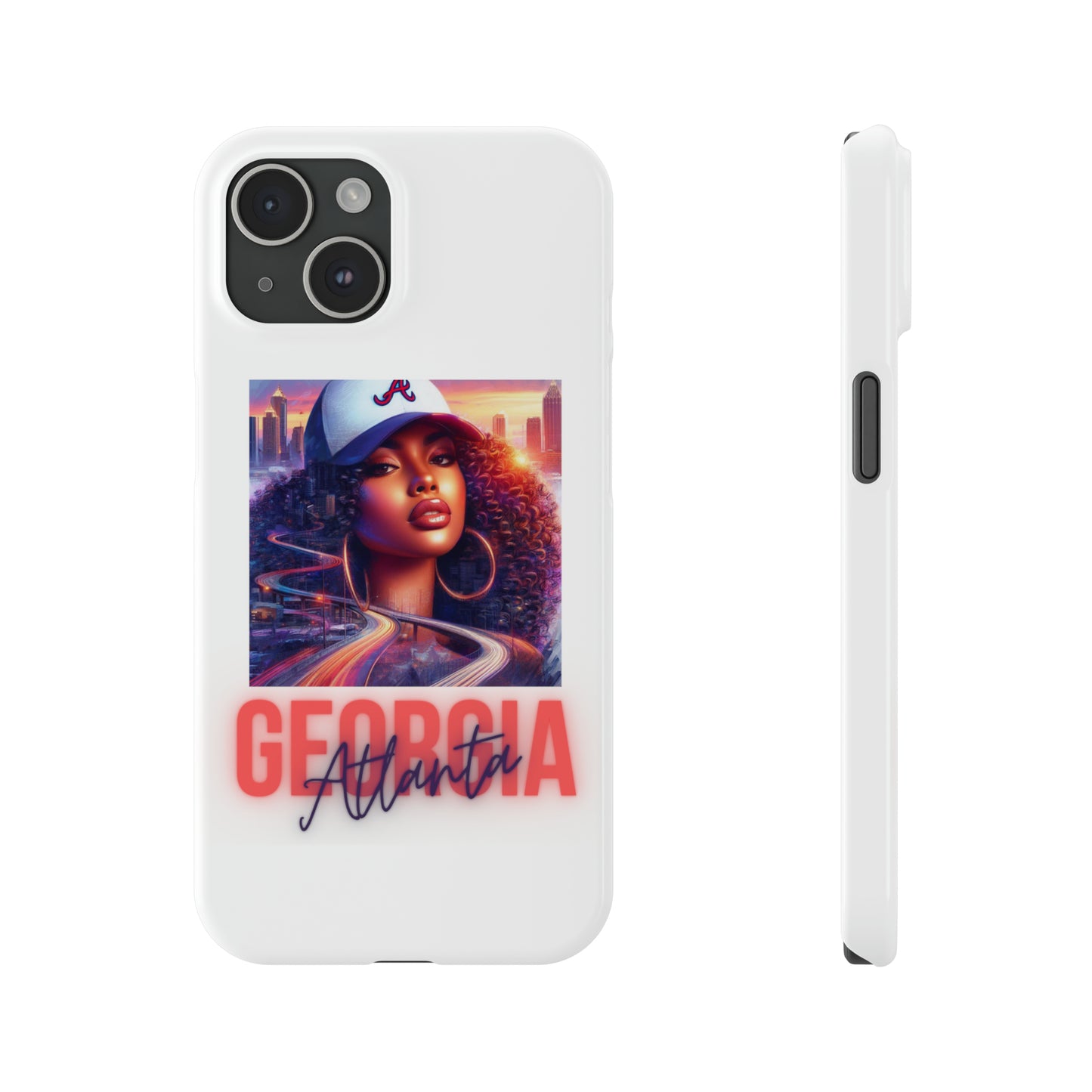 Atlanta GA Slim Phone Cases - iPhone 15 - Phone Case