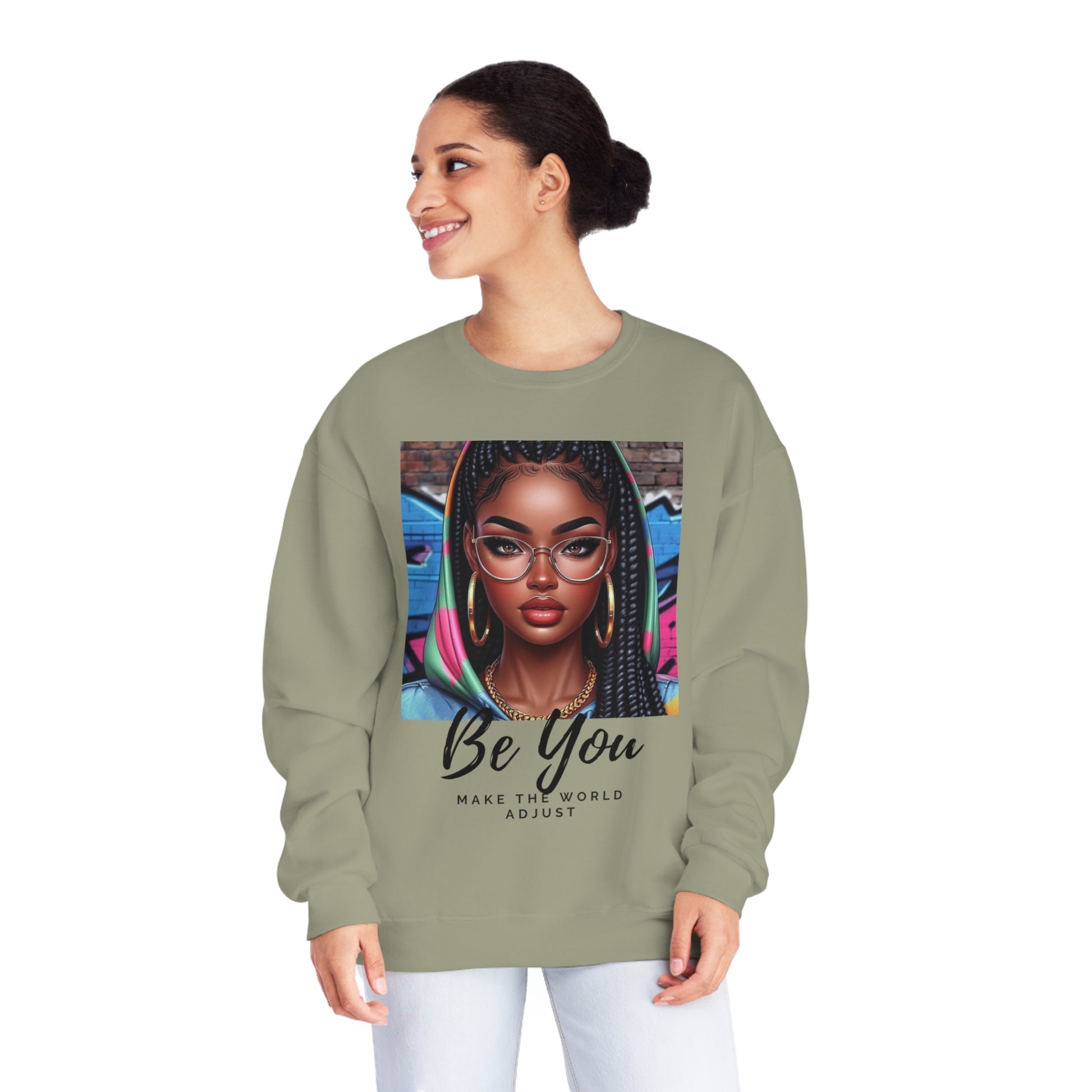 Be you Hoodie girl Unisex Crewneck Sweatshirt - Sweatshirt