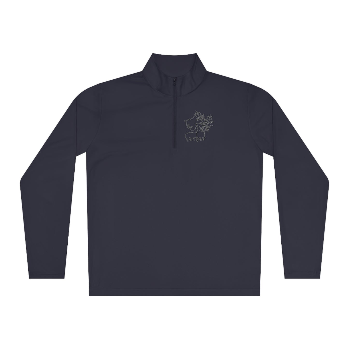 Bet on me Unisex Quarter-Zip Pullover - True Navy / 2XL - Long-sleeve