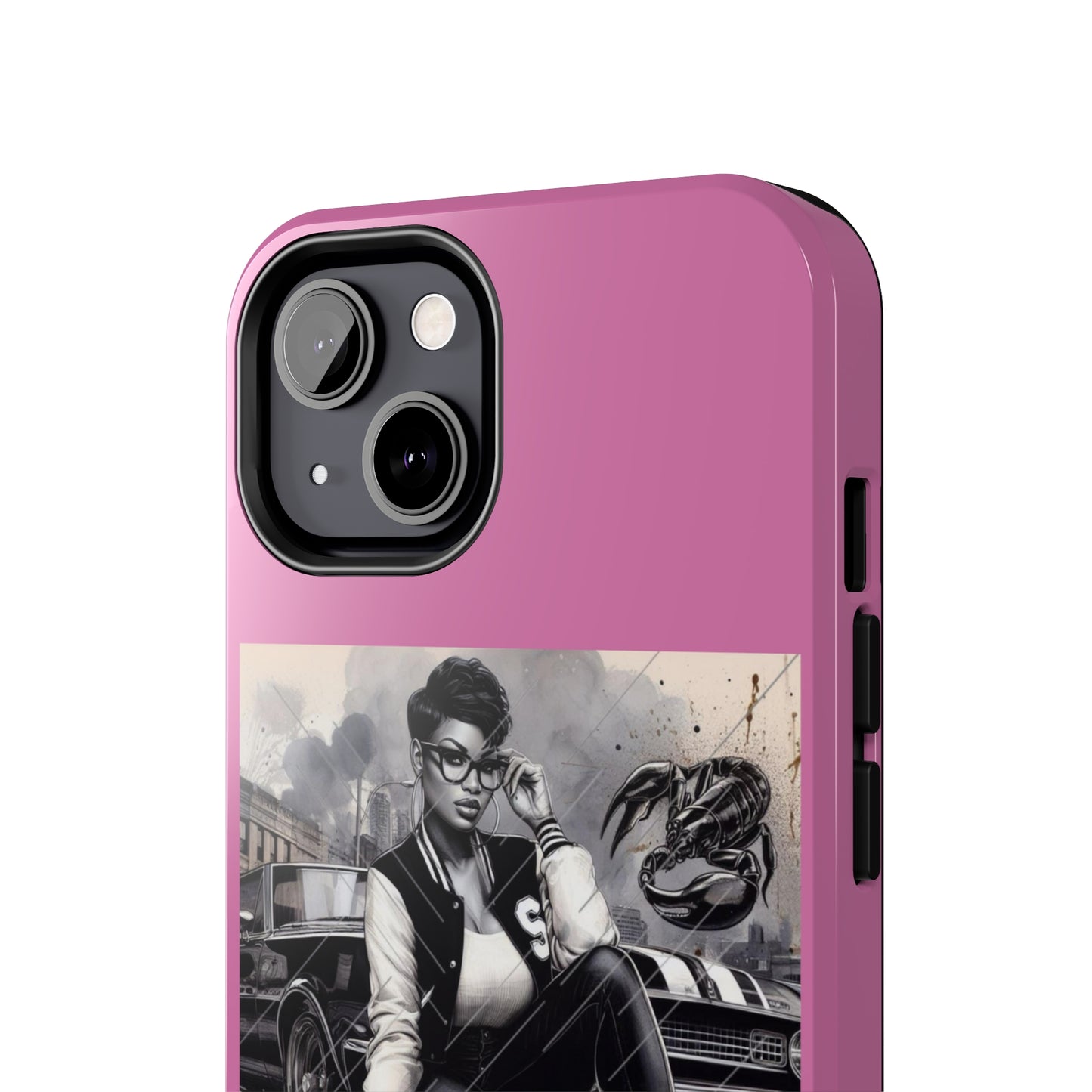 Scorpio Pink Tough Phone Cases - Phone Case