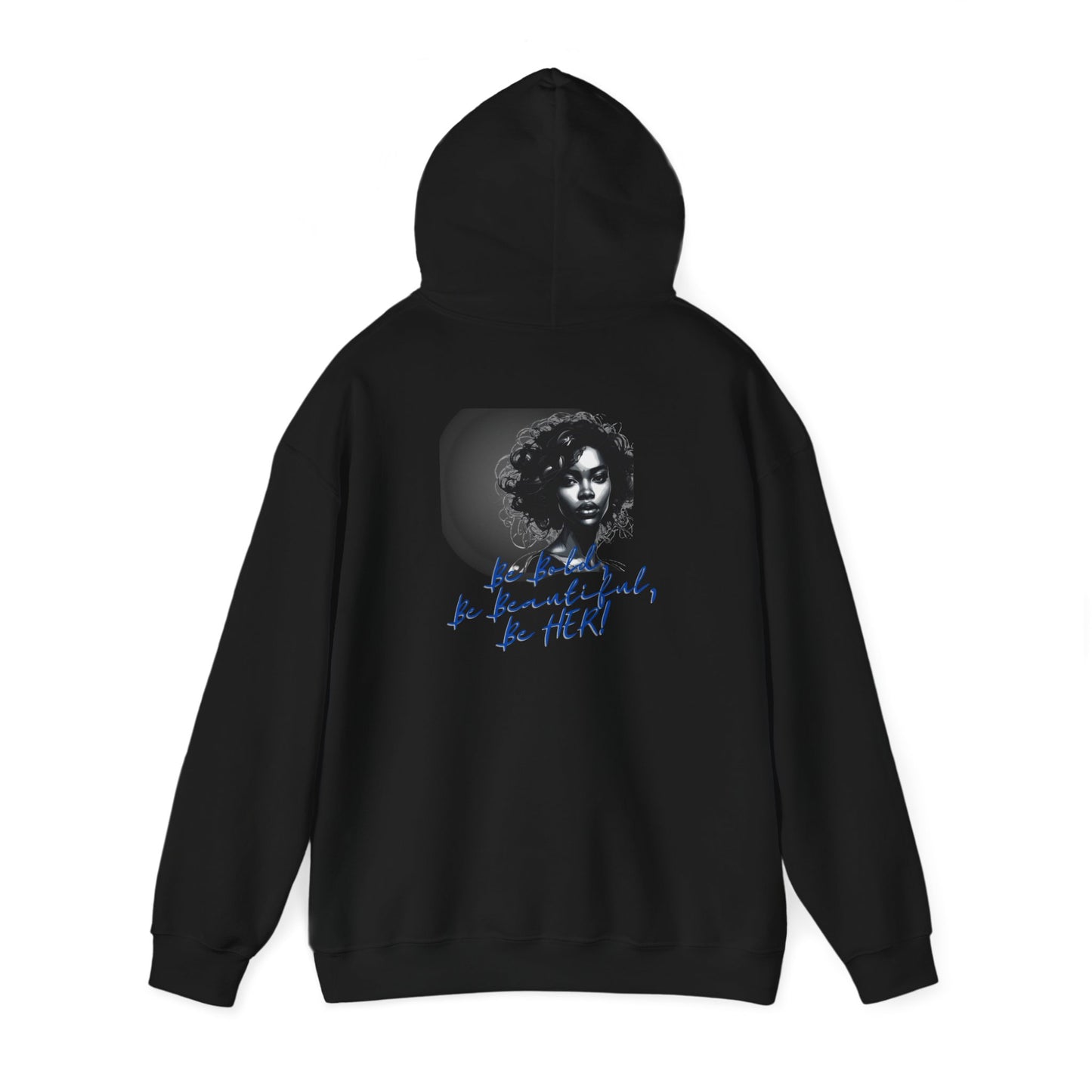 Bold Beautiful Her Hoodie blue - Black / S - Hoodie