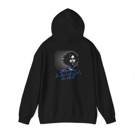 Bold Beautiful Her Hoodie blue - Black / S - Hoodie