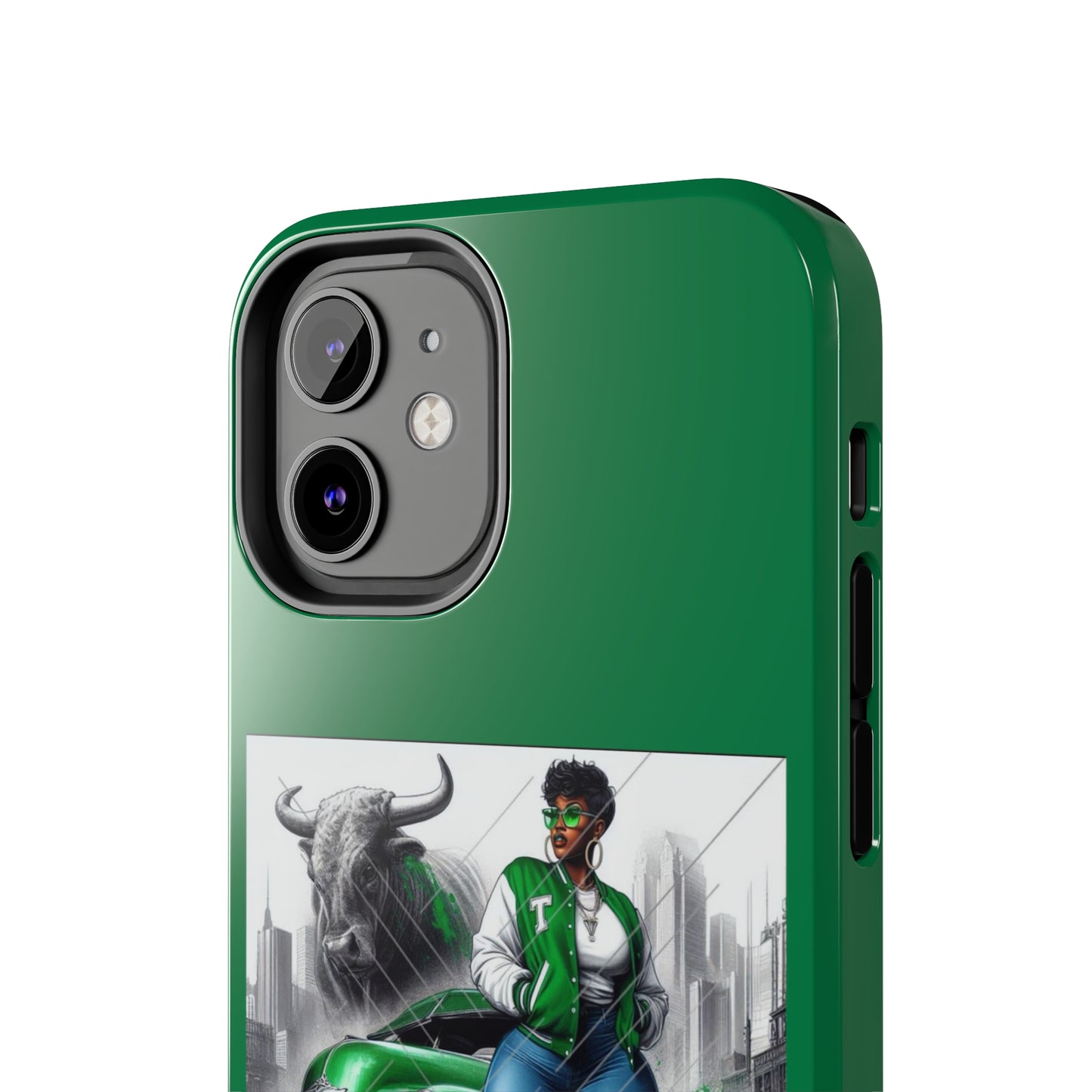 Taurus Green Tough Phone Cases - Phone Case