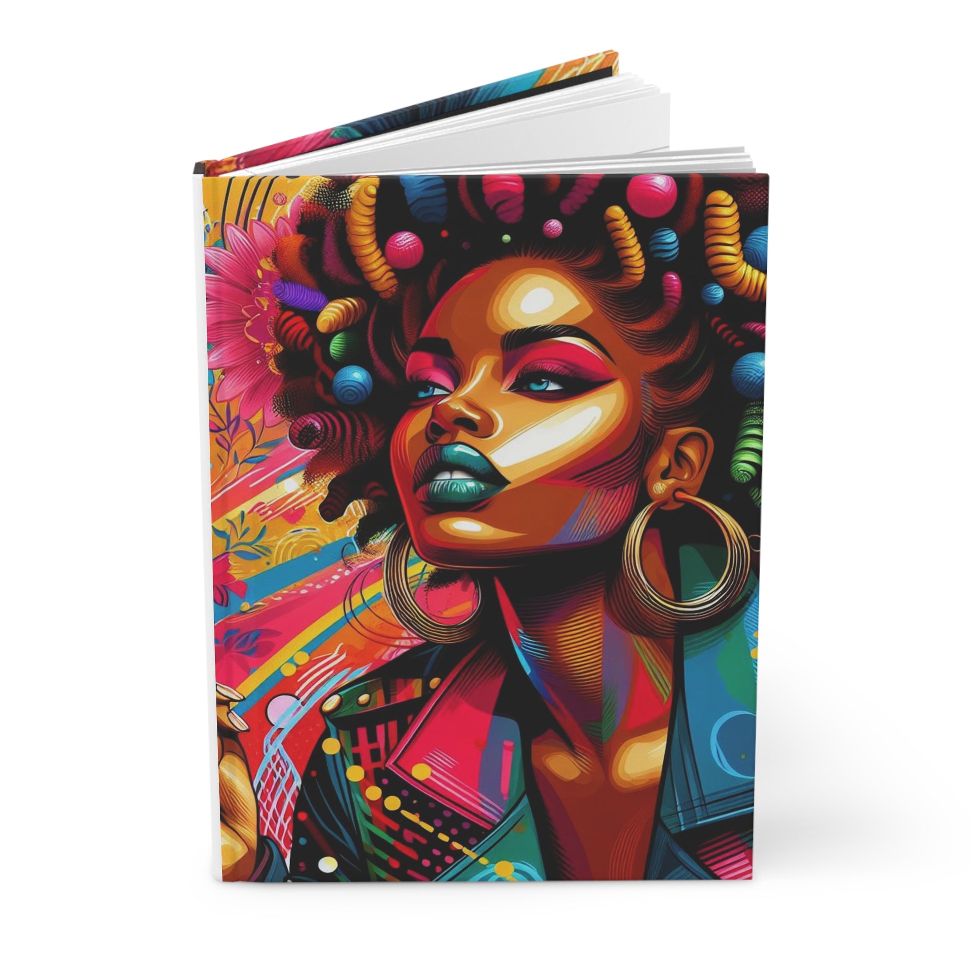 Vibrant Girl Hardcover Journal Matte - Journal - Paper products