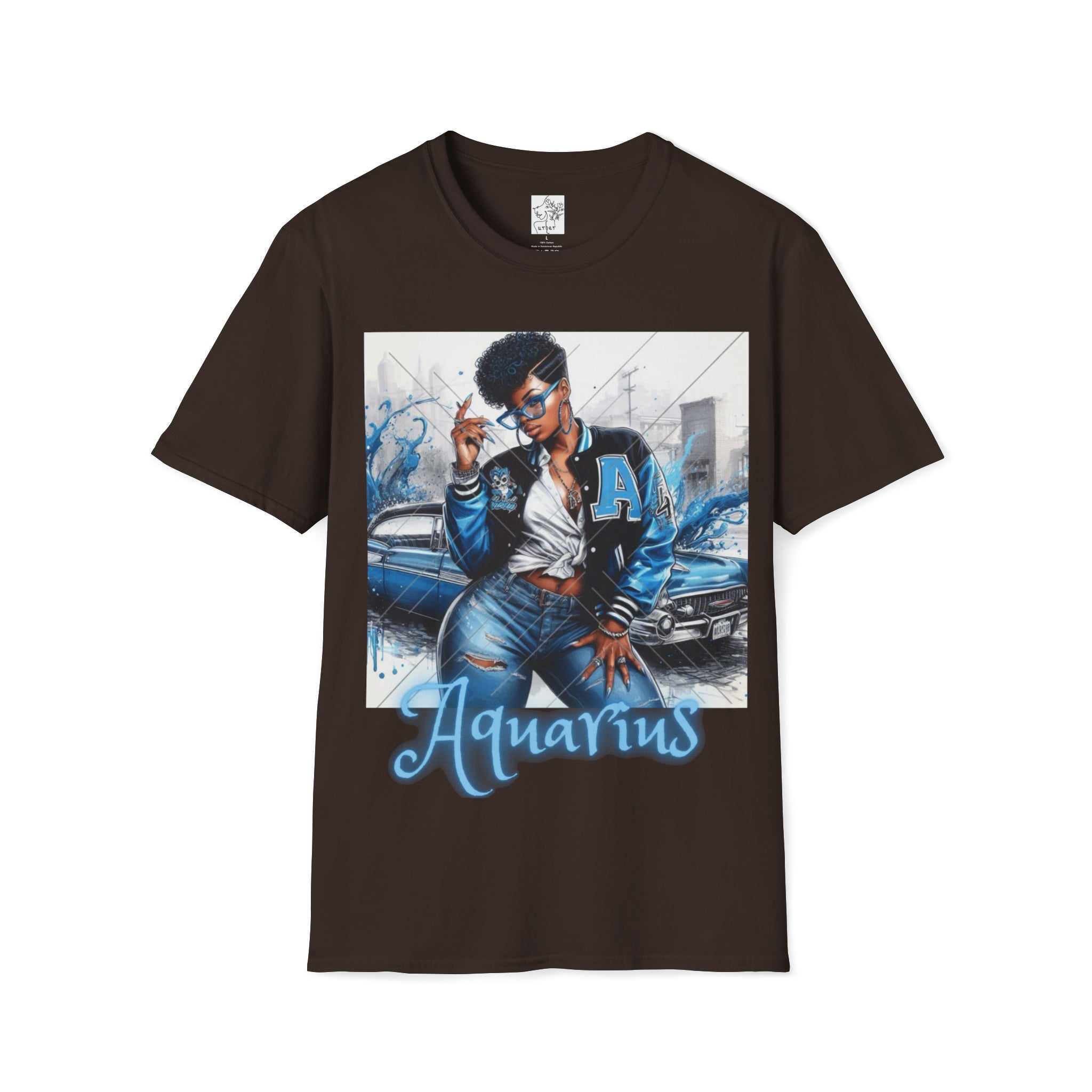 Aquarius Tee - Dark Chocolate / S - T-Shirt