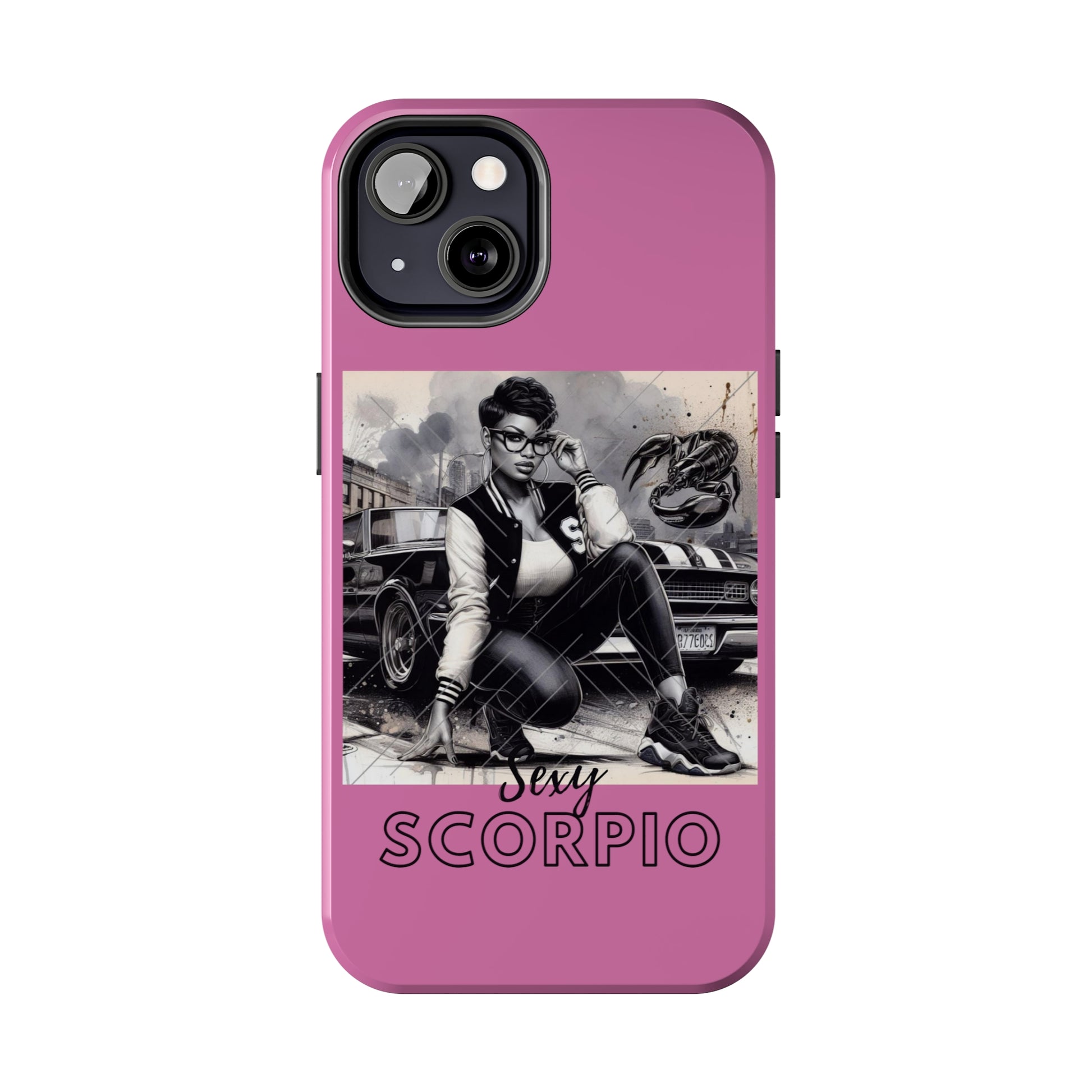 Scorpio Pink Tough Phone Cases - Phone Case