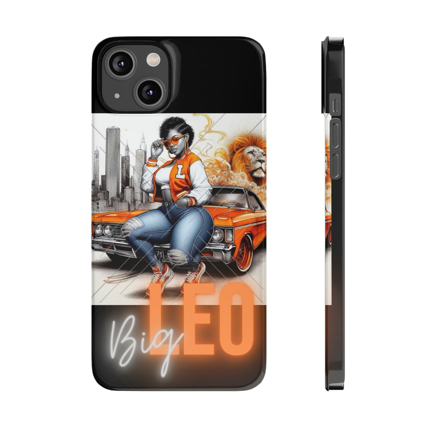 Leo Blk Phone Cases - iPhone 14 Plus - Phone Case